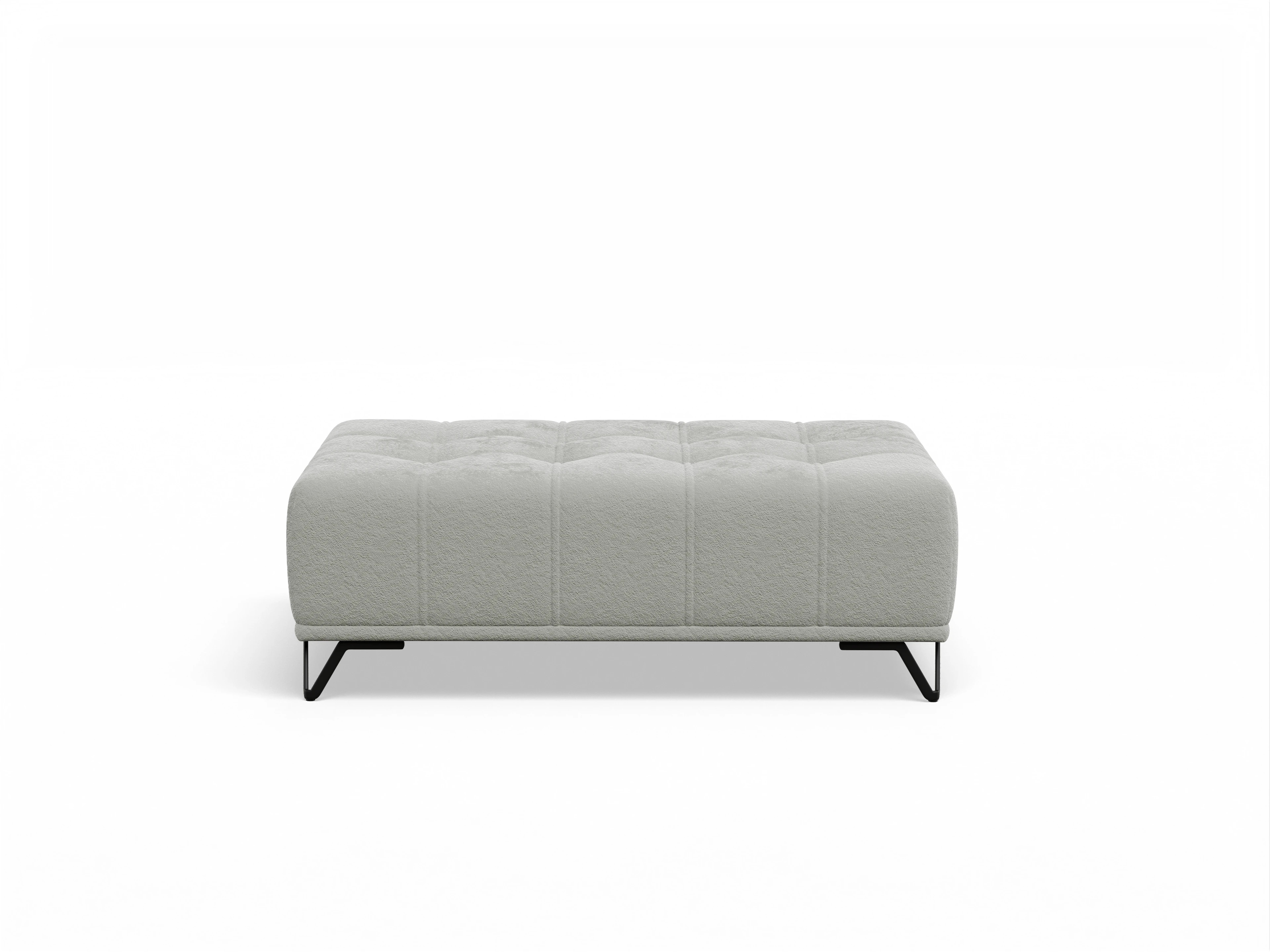 Ansicht des Produktes Sevilla Hocker in Stoff Grau