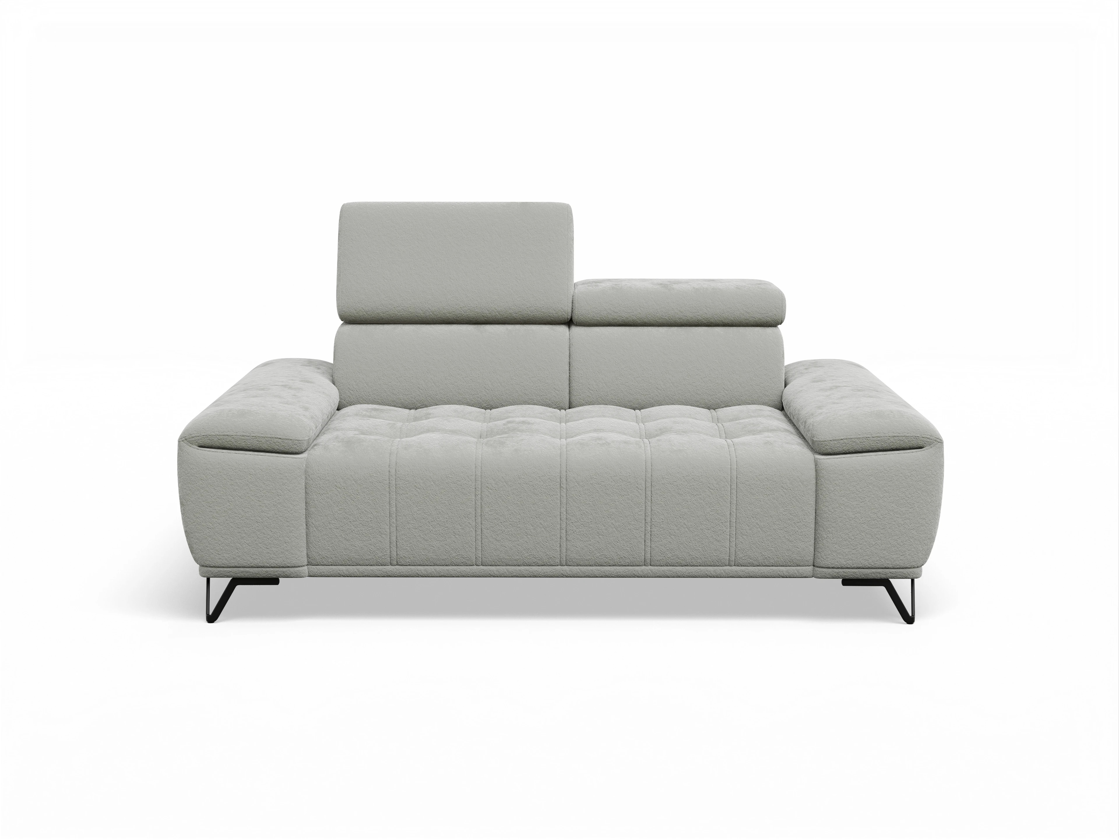 Ansicht des Produktes Sevilla 2-Sitzer Sofa in Stoff Grau