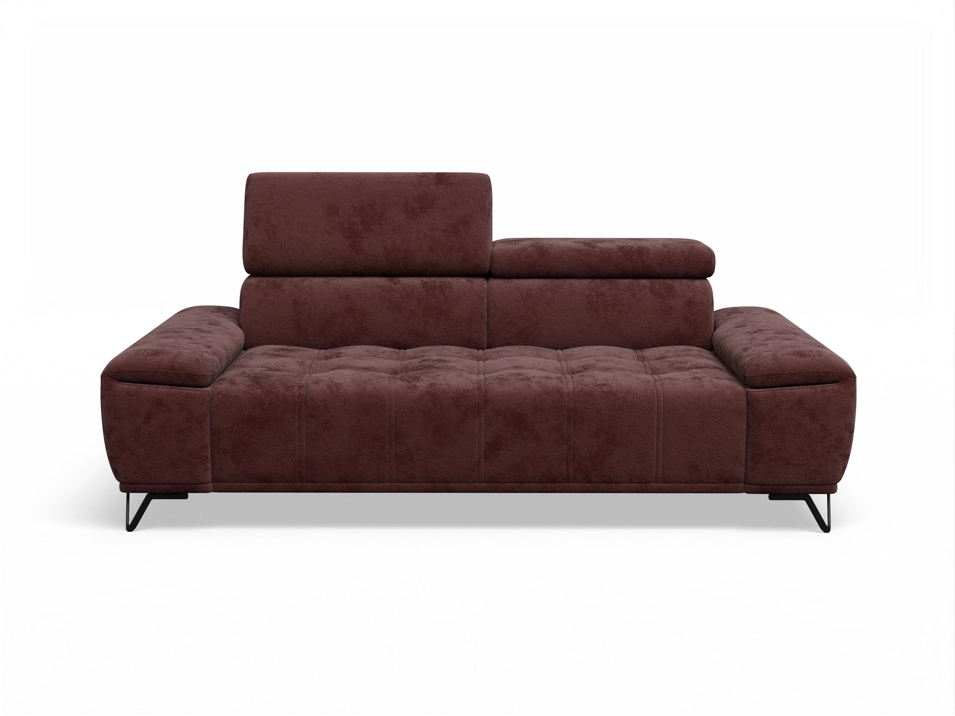 Ansicht des Produktes Sevilla 3-Sitzer Sofa in Stoff Rot
