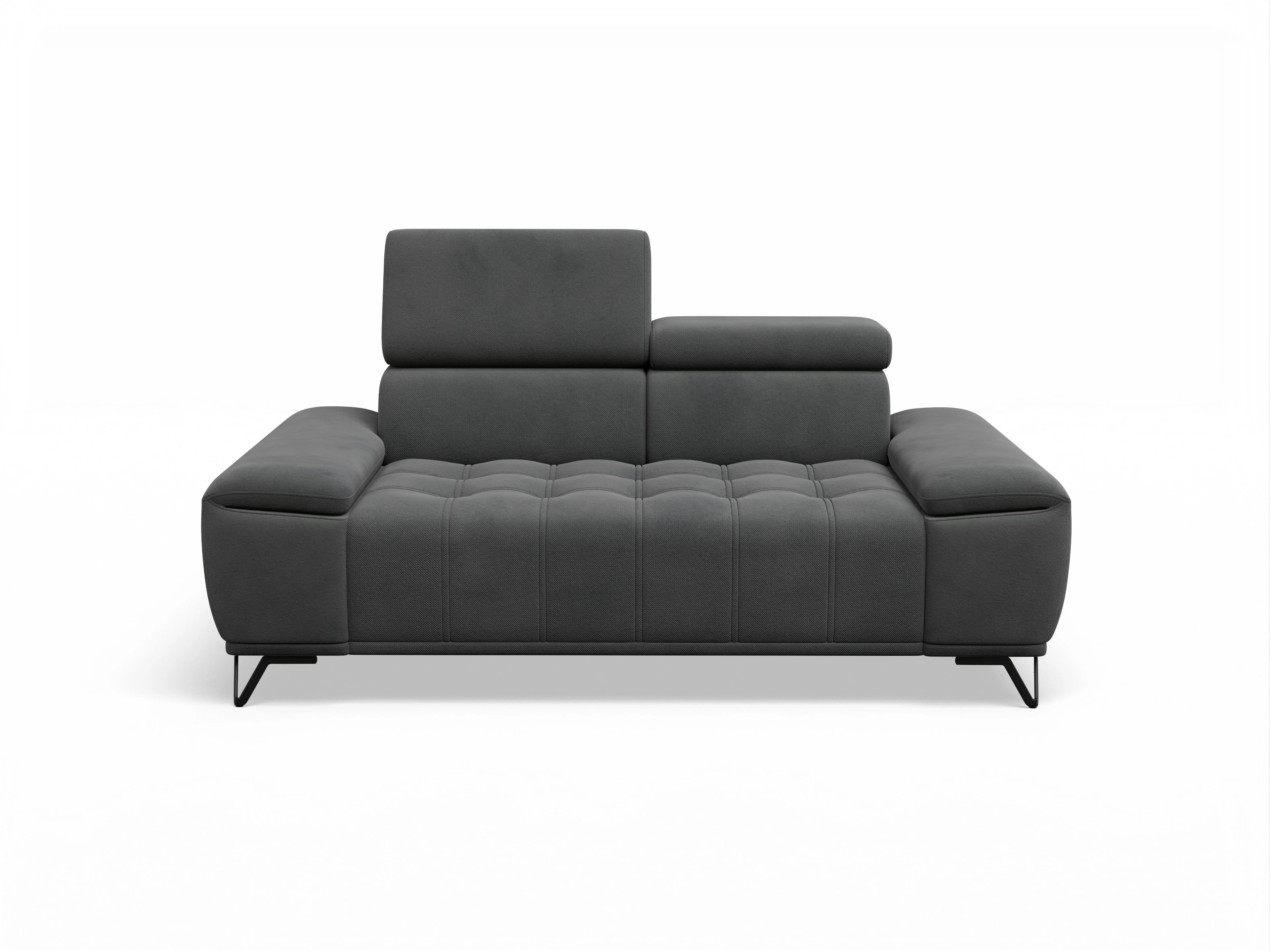 Ansicht des Produktes Sevilla 2-Sitzer Sofa in Stoff Grau