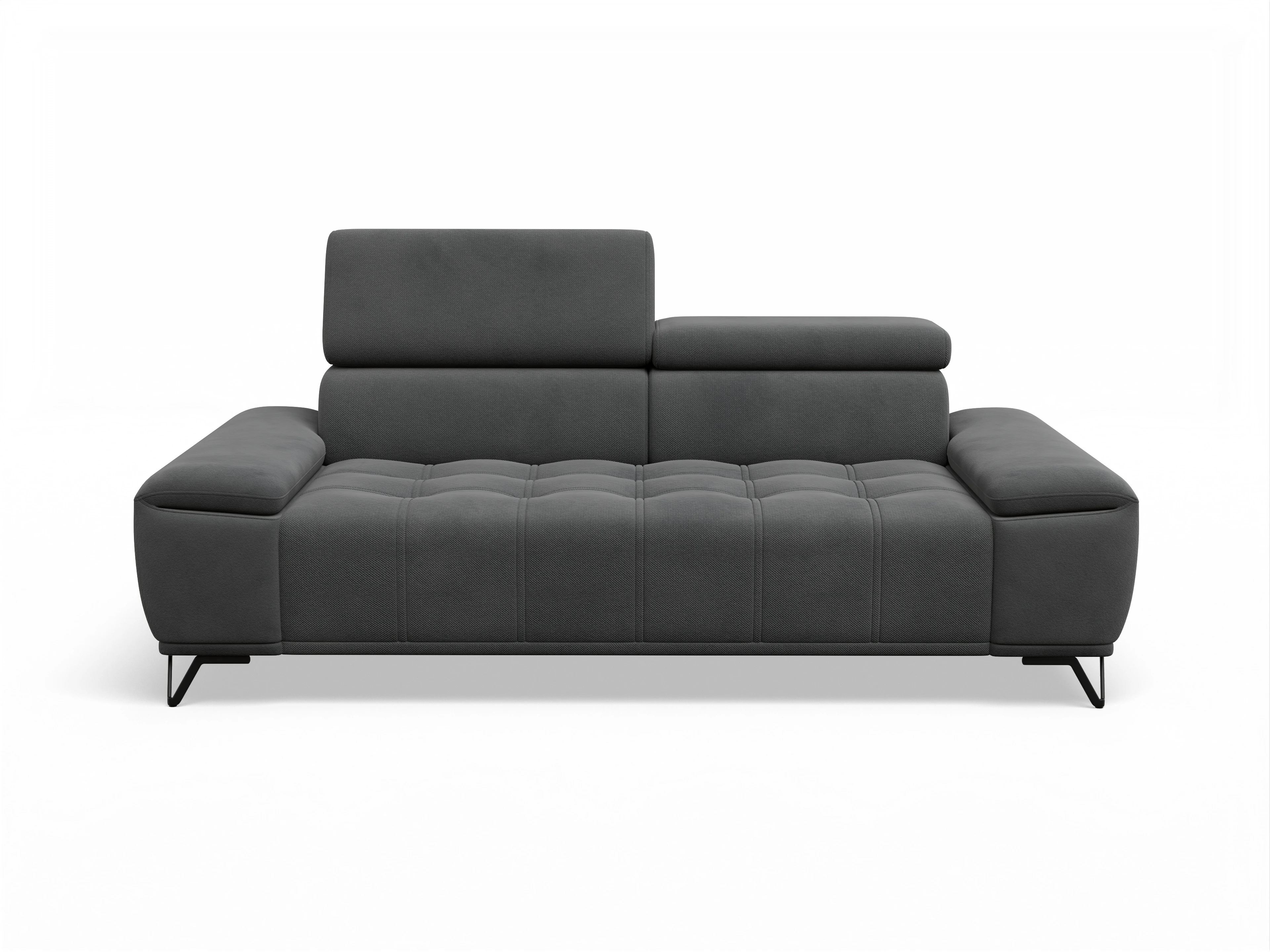 Ansicht des Produktes Sevilla 3-Sitzer Sofa in Stoff Grau