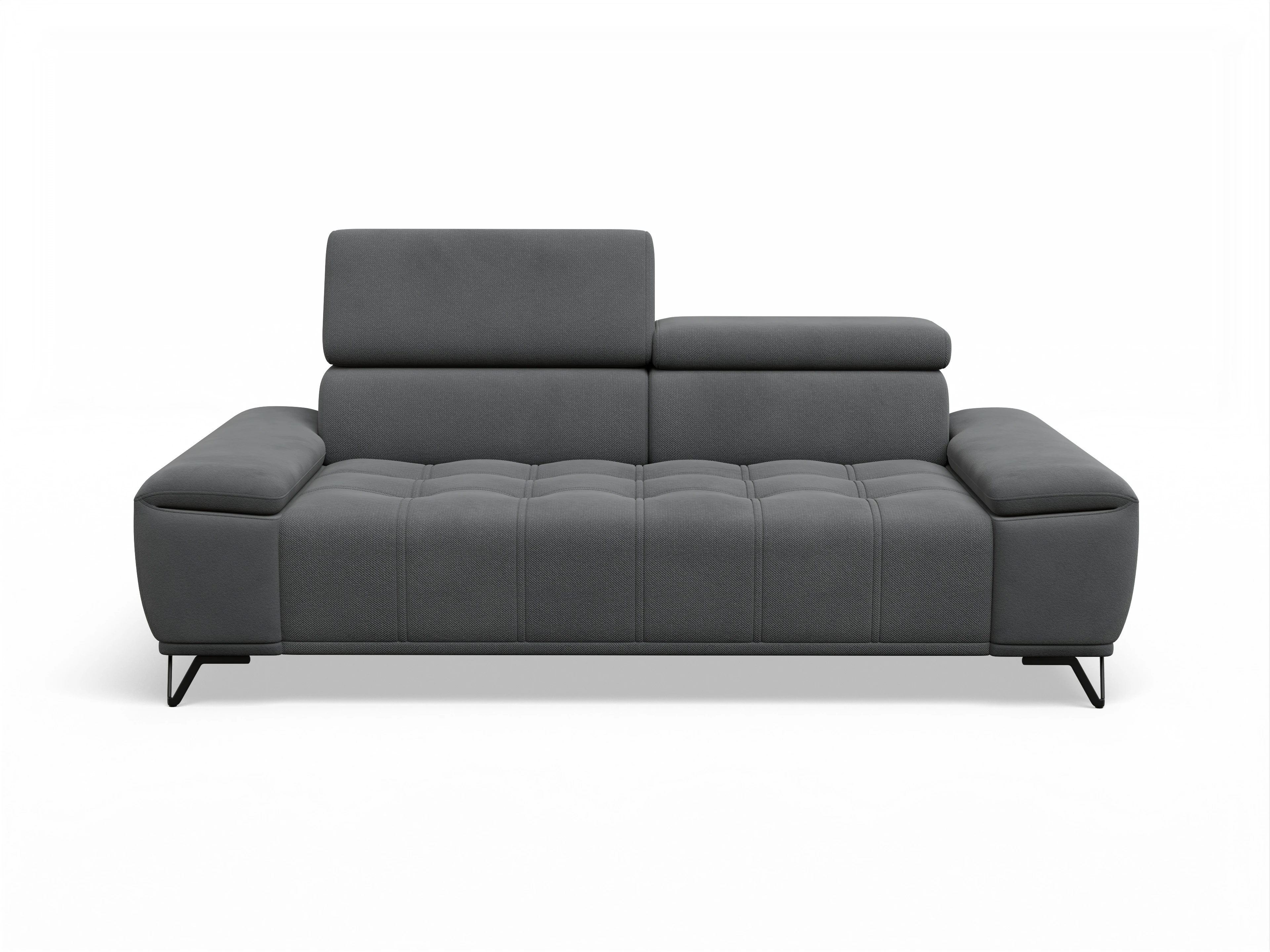 Ansicht des Produktes Sevilla 3-Sitzer Sofa in Stoff Grau