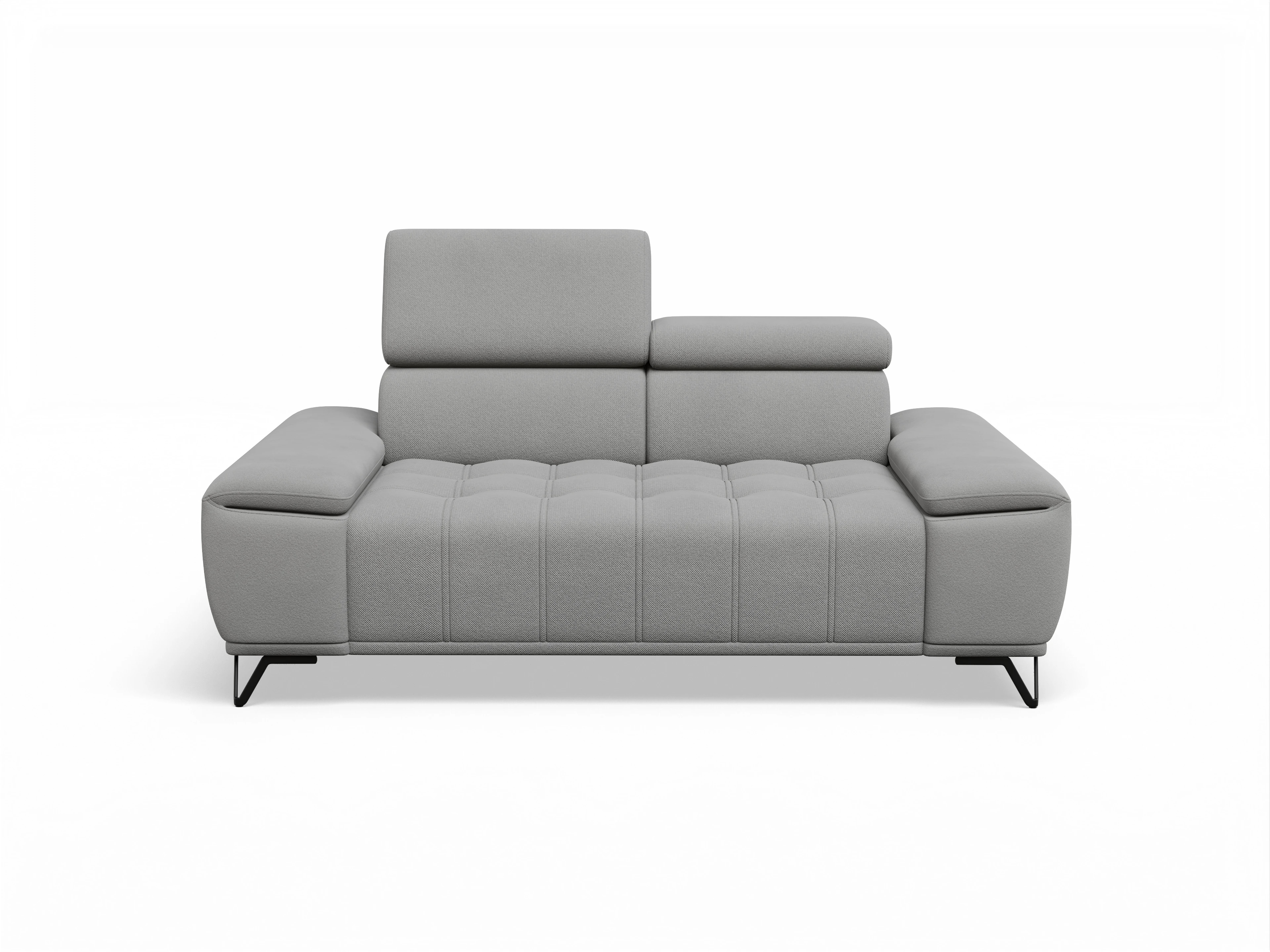 Ansicht des Produktes Sevilla 2-Sitzer Sofa in Stoff Grau