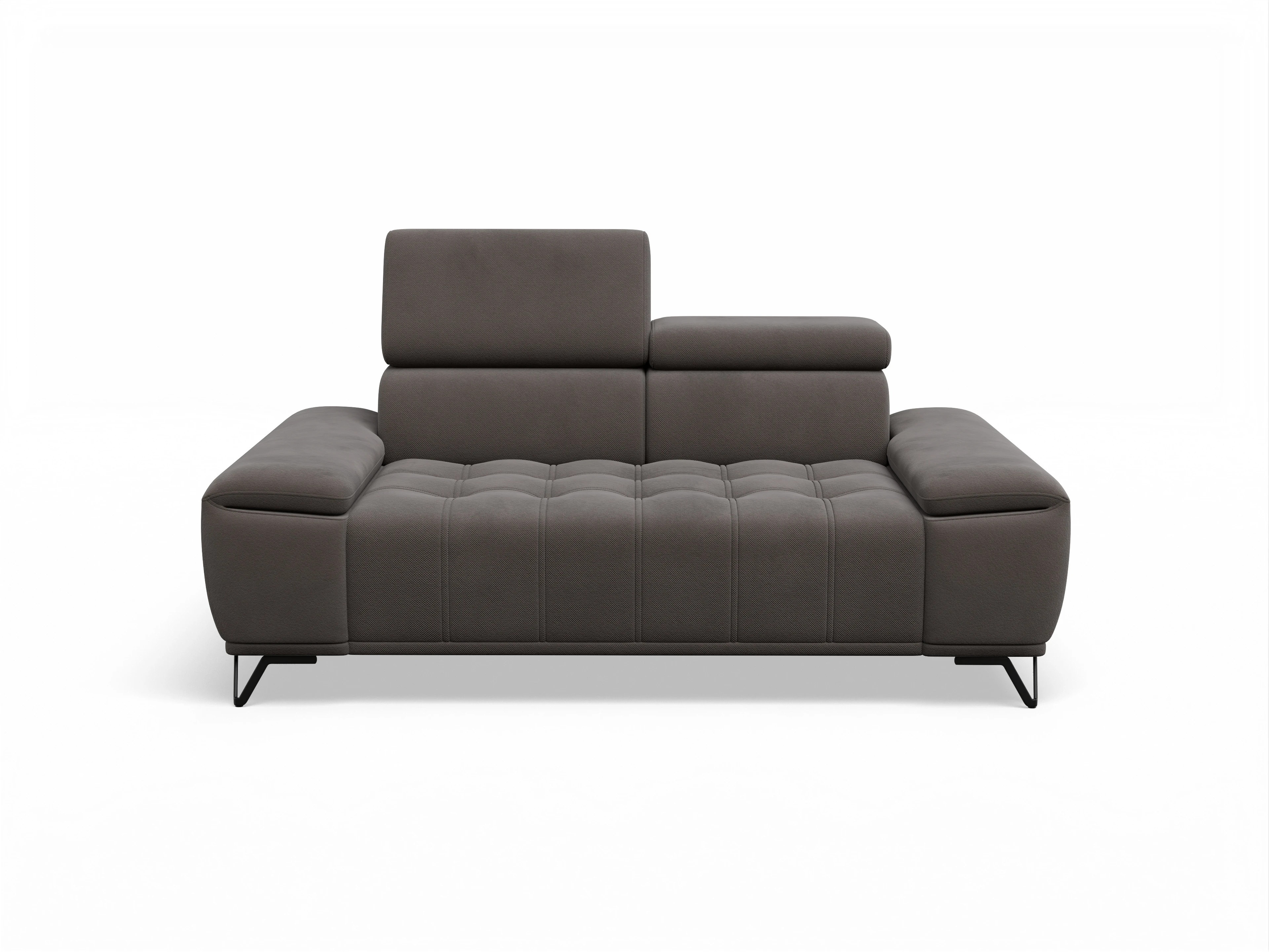 Ansicht des Produktes Sevilla 2-Sitzer Sofa in Stoff Braun
