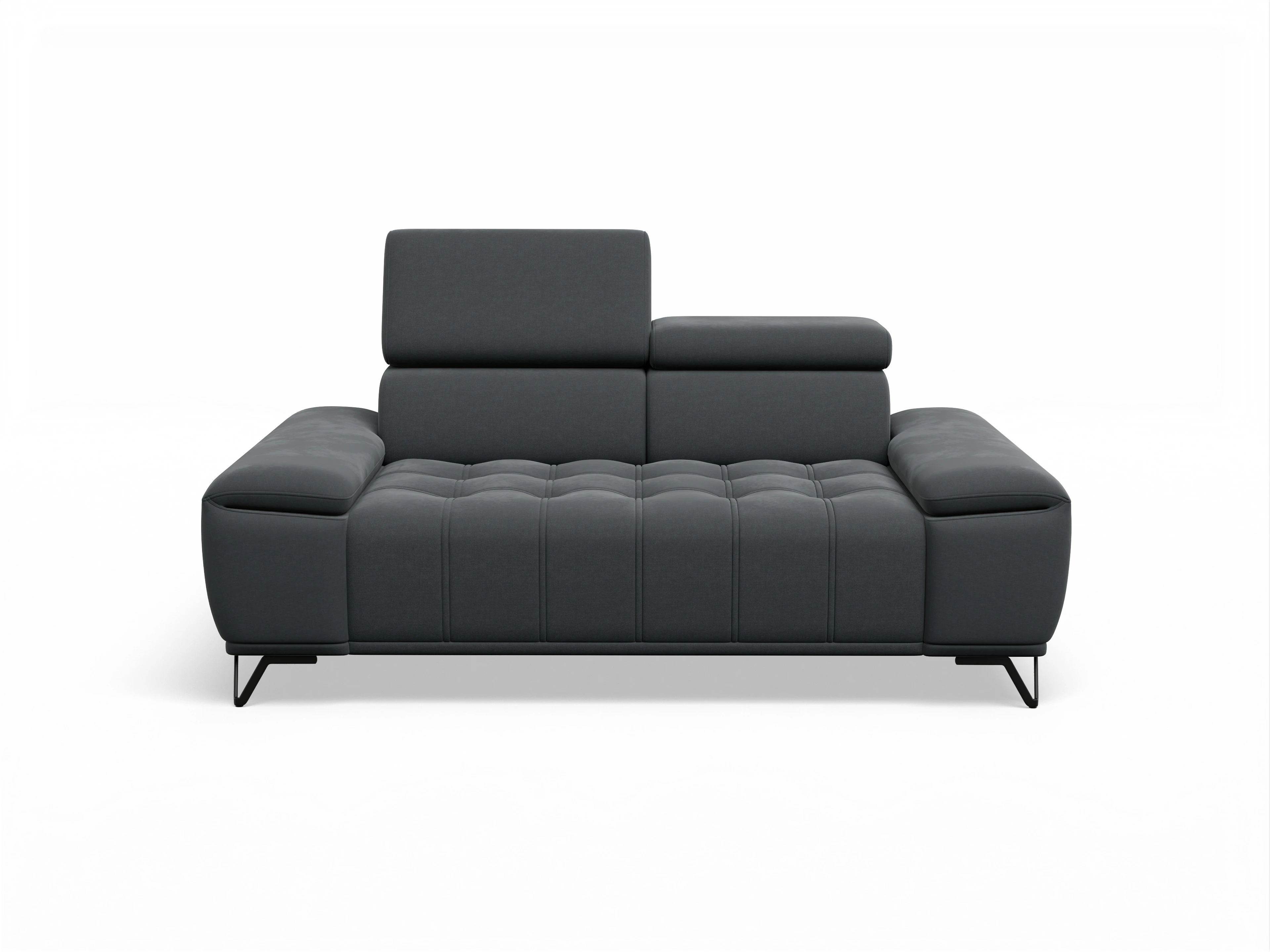 Ansicht des Produktes Sevilla 2-Sitzer Sofa in Stoff Grau
