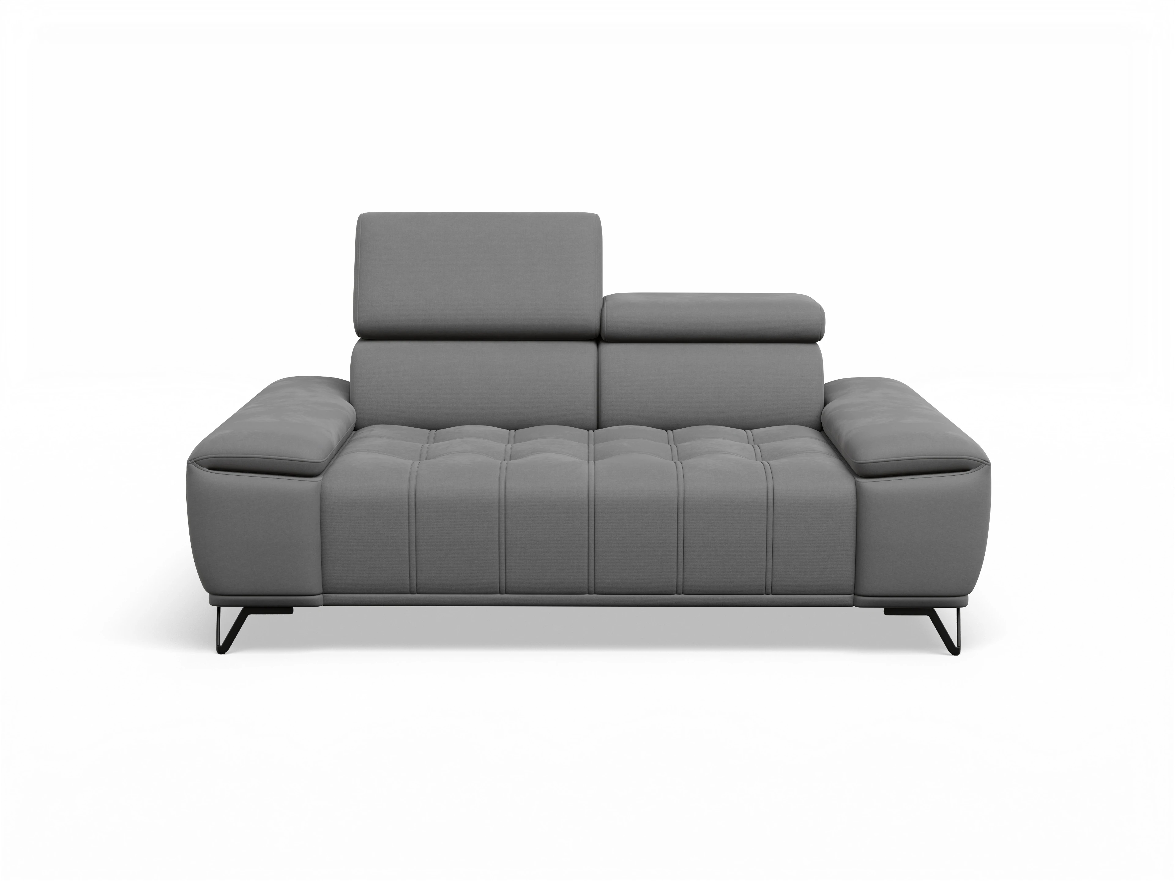 Ansicht des Produktes Sevilla 2-Sitzer Sofa in Stoff Grau