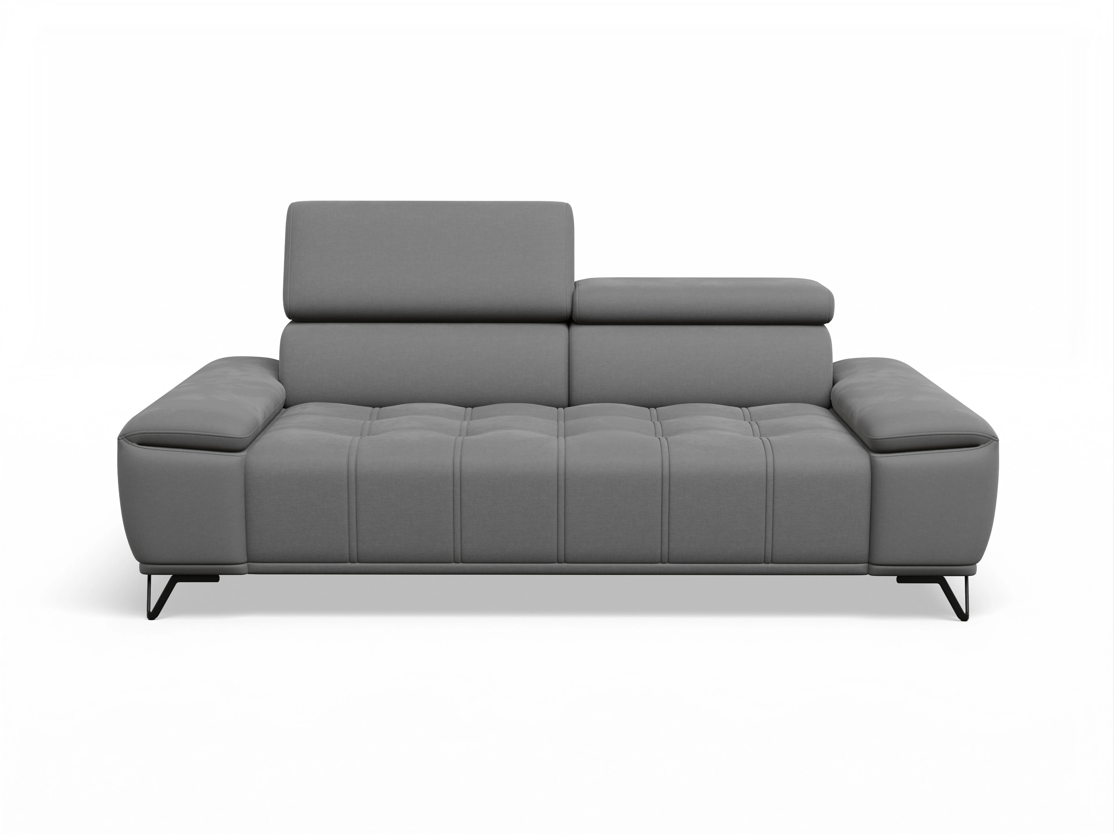 Ansicht des Produktes Sevilla 3-Sitzer Sofa in Stoff Grau