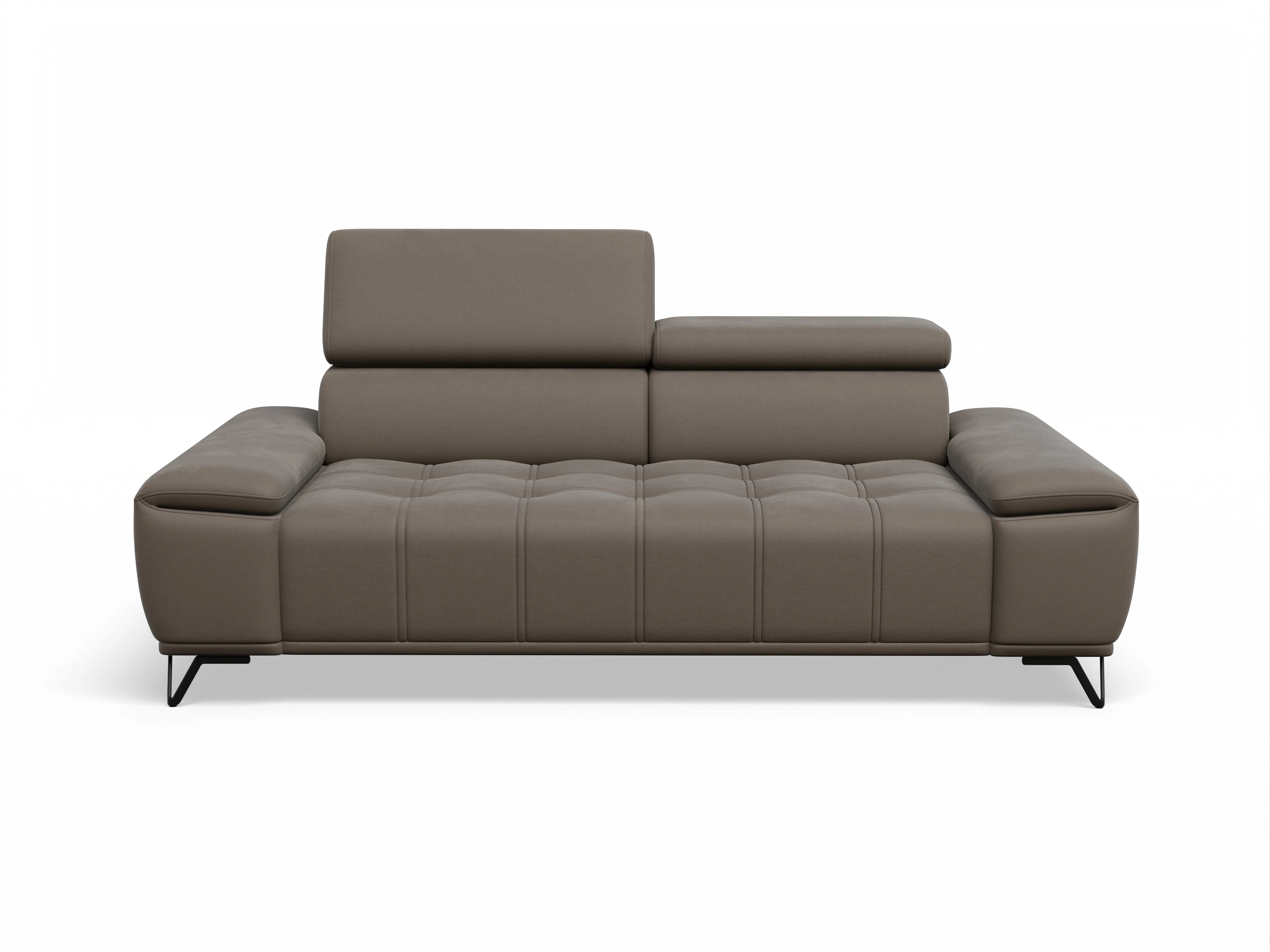Ansicht des Produktes Sevilla 3-Sitzer Sofa in Stoff Braun