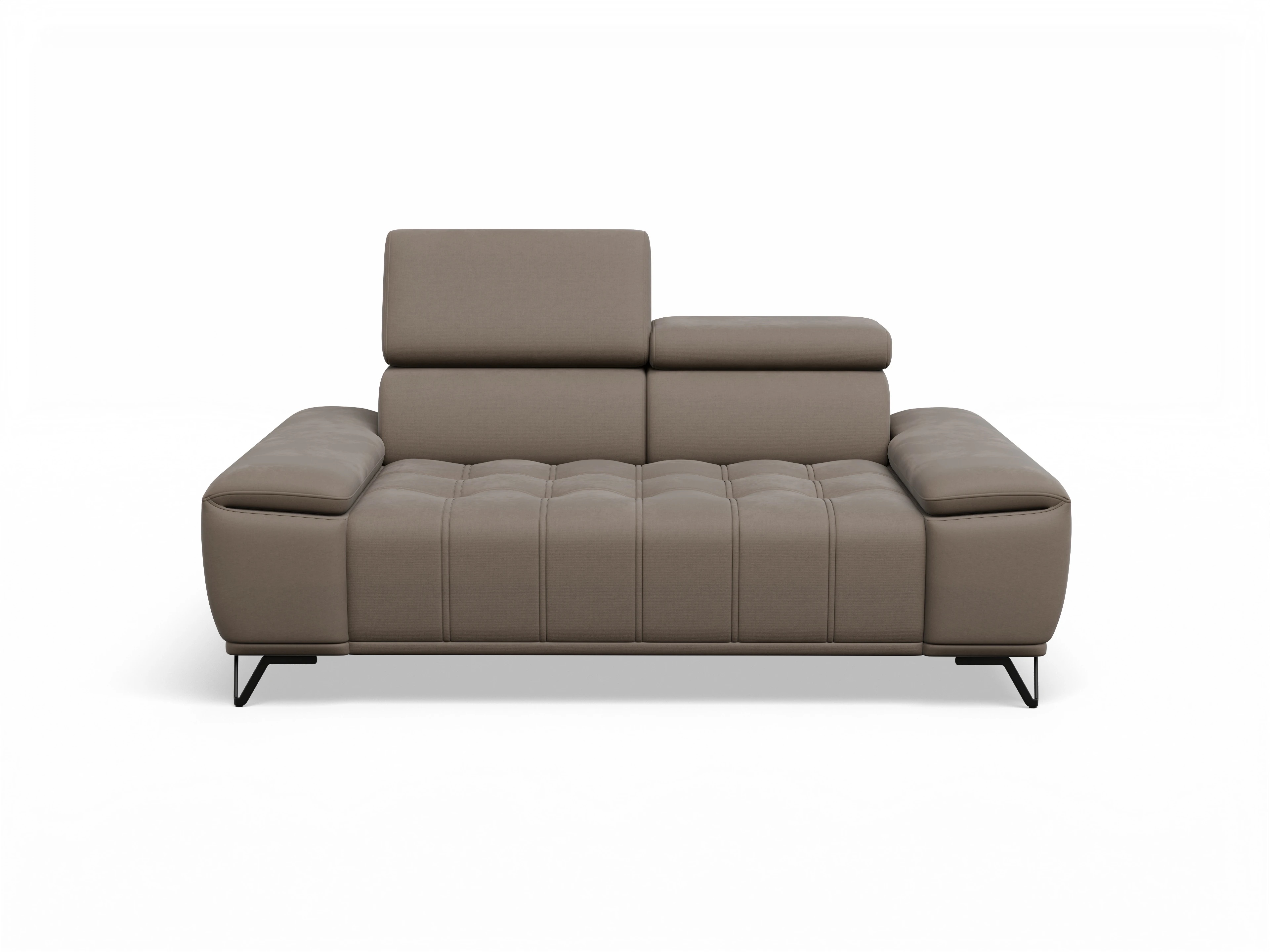 Ansicht des Produktes Sevilla 2-Sitzer Sofa in Stoff Braun