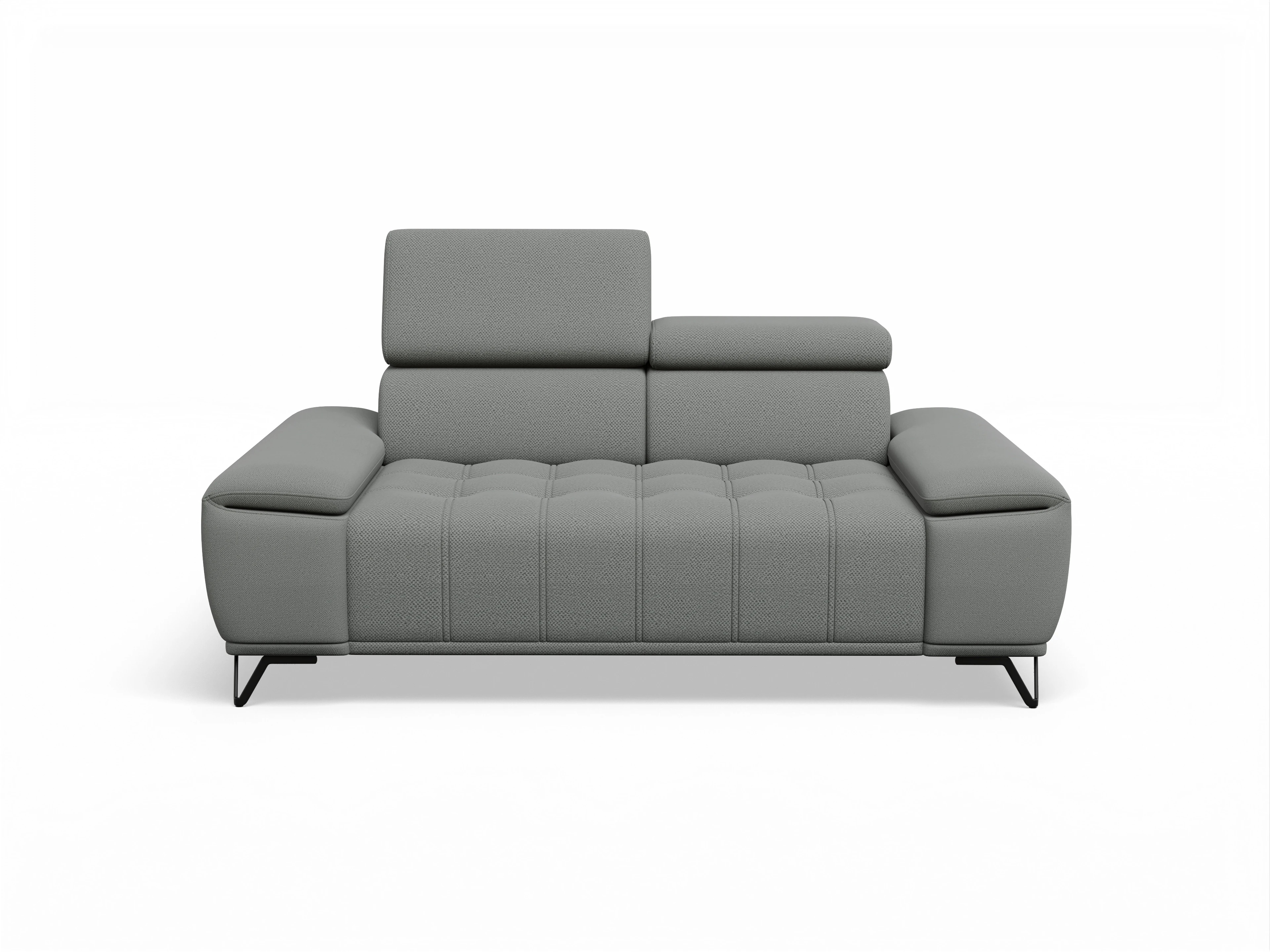 Ansicht des Produktes Sevilla 2-Sitzer Sofa in Stoff Grau