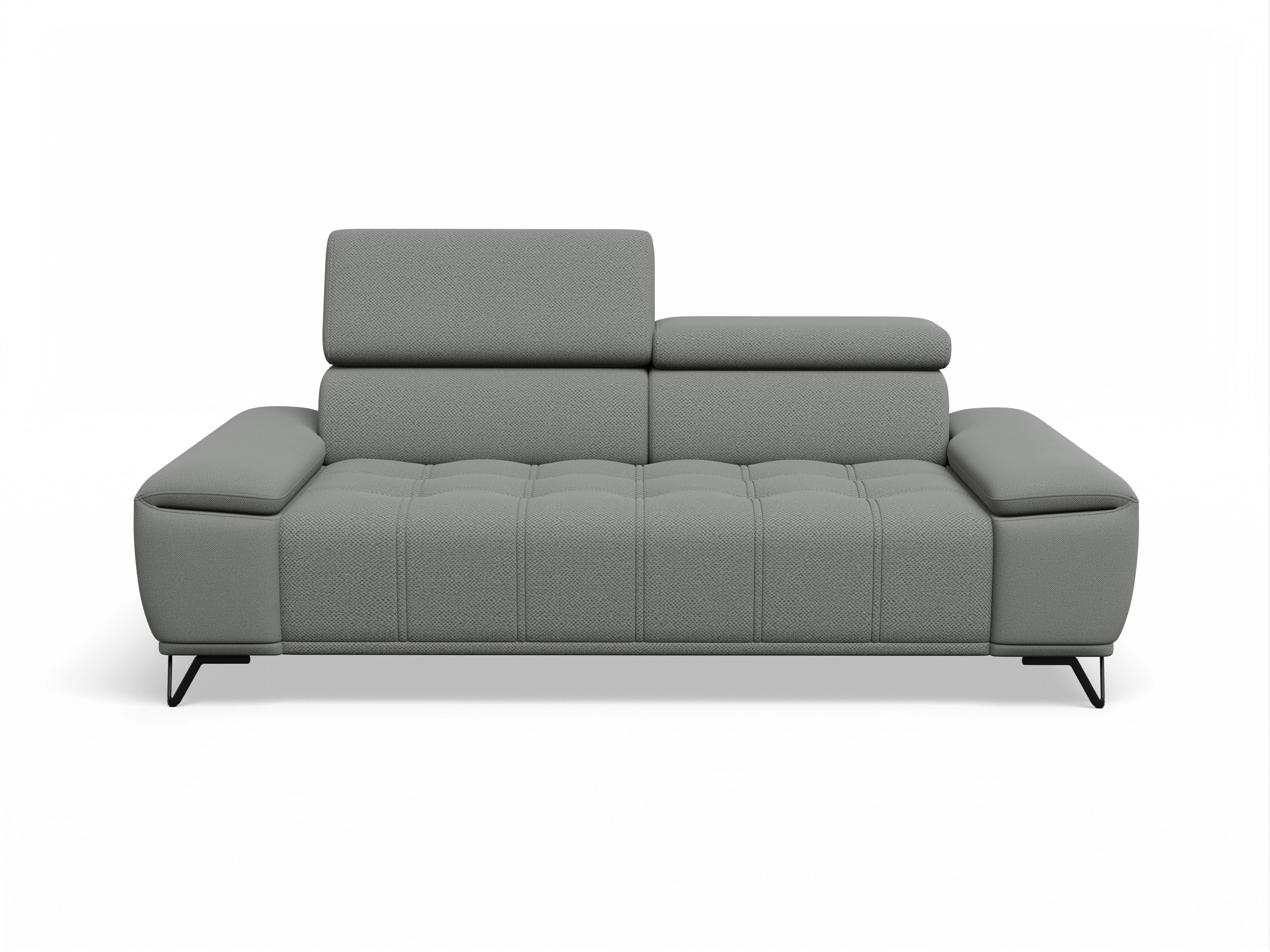Ansicht des Produktes Sevilla 3-Sitzer Sofa in Stoff Grau