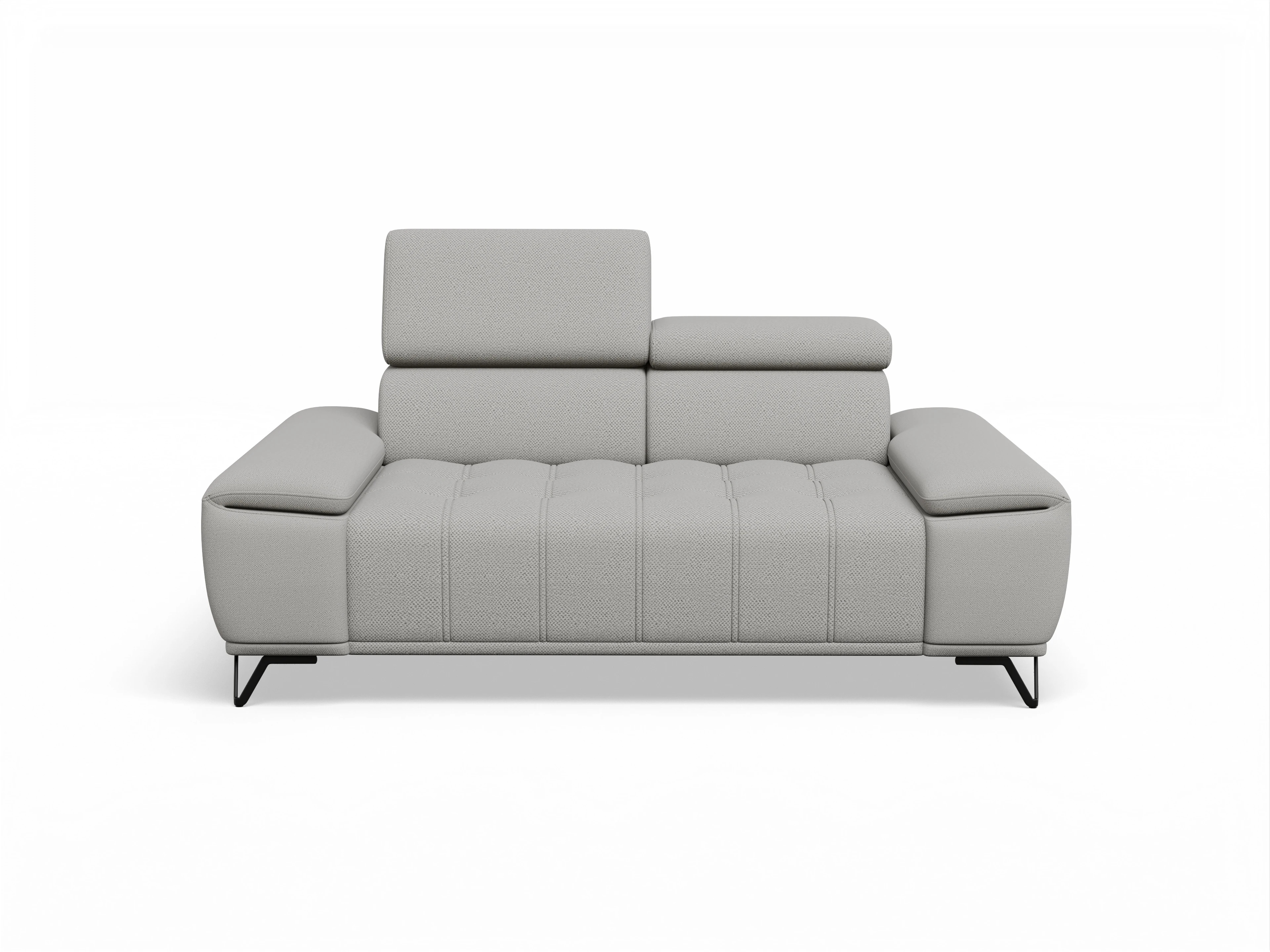 Ansicht des Produktes Sevilla 2-Sitzer Sofa in Stoff Grau