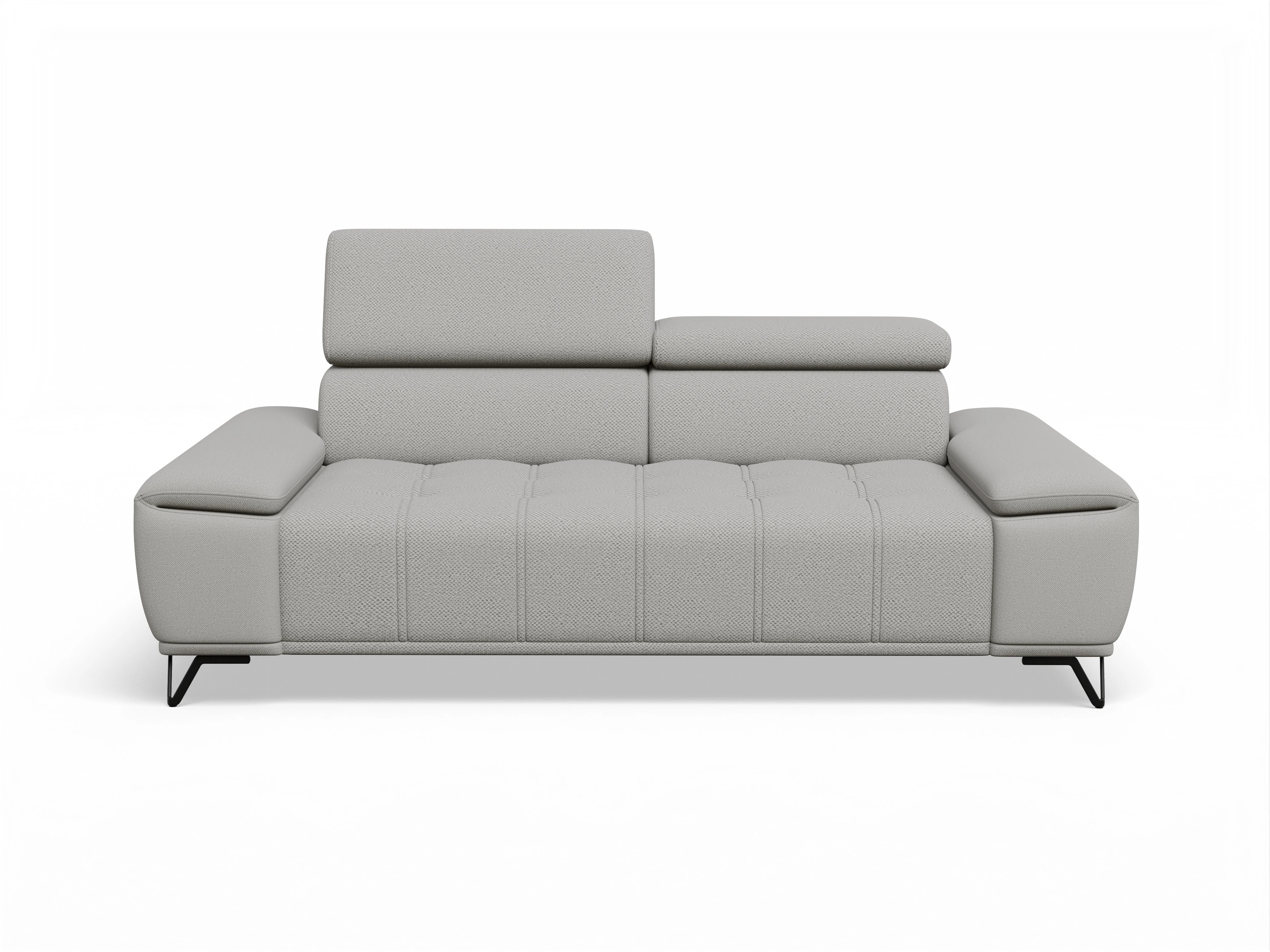 Ansicht des Produktes Sevilla 3-Sitzer Sofa in Stoff Grau