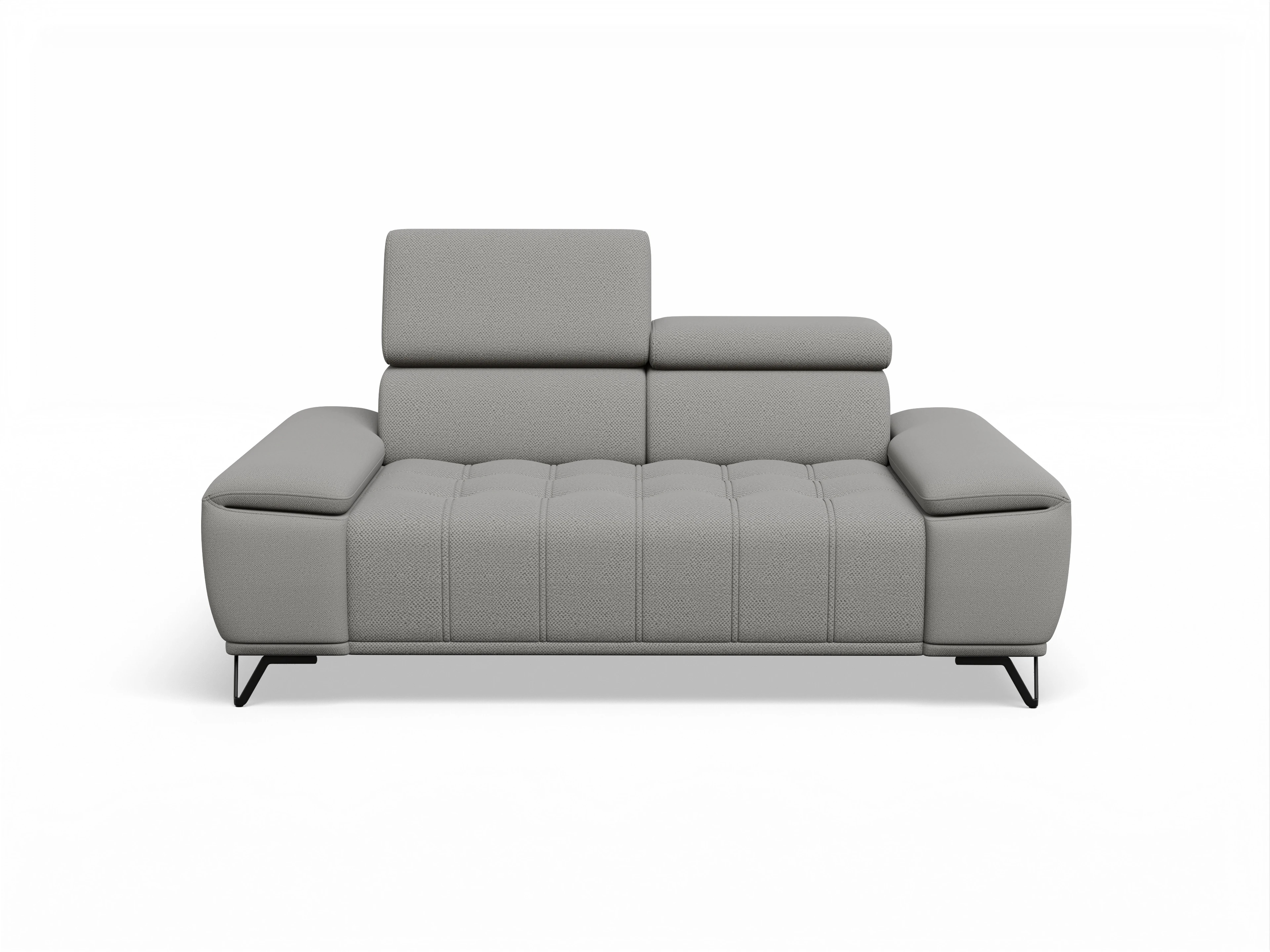 Ansicht des Produktes Sevilla 2-Sitzer Sofa in Stoff Grau