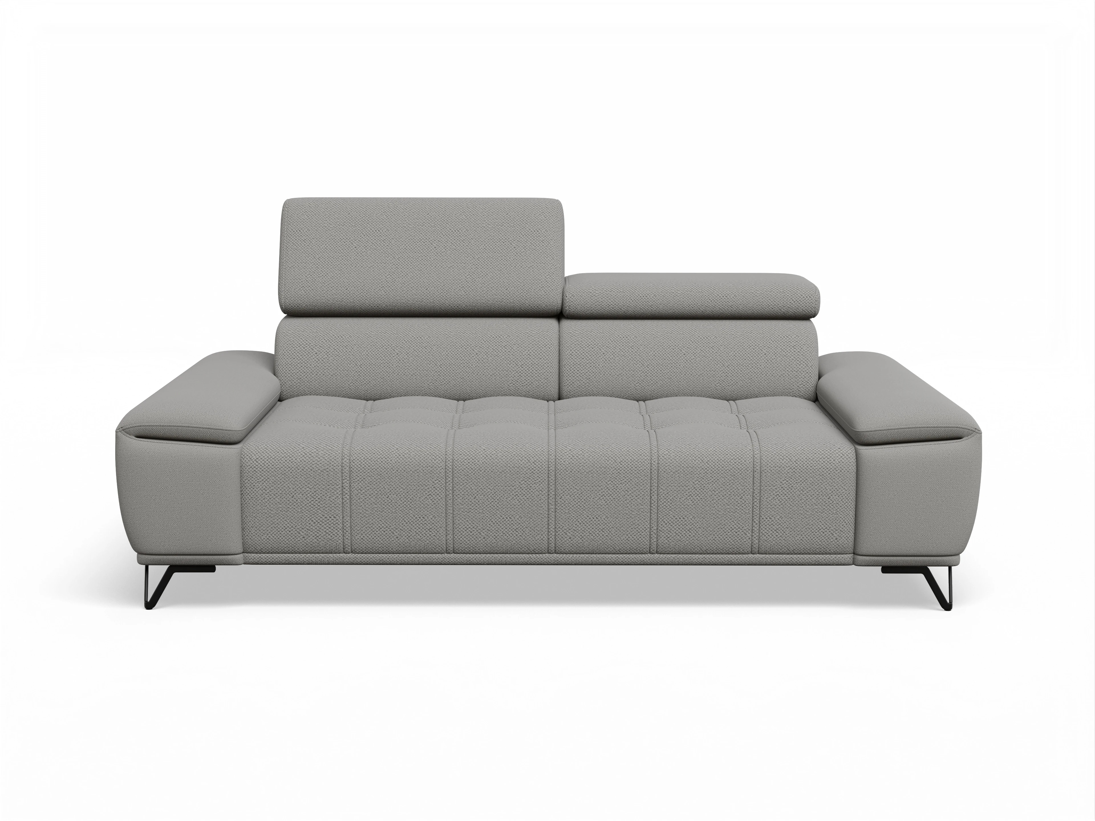 Ansicht des Produktes Sevilla 3-Sitzer Sofa in Stoff Grau