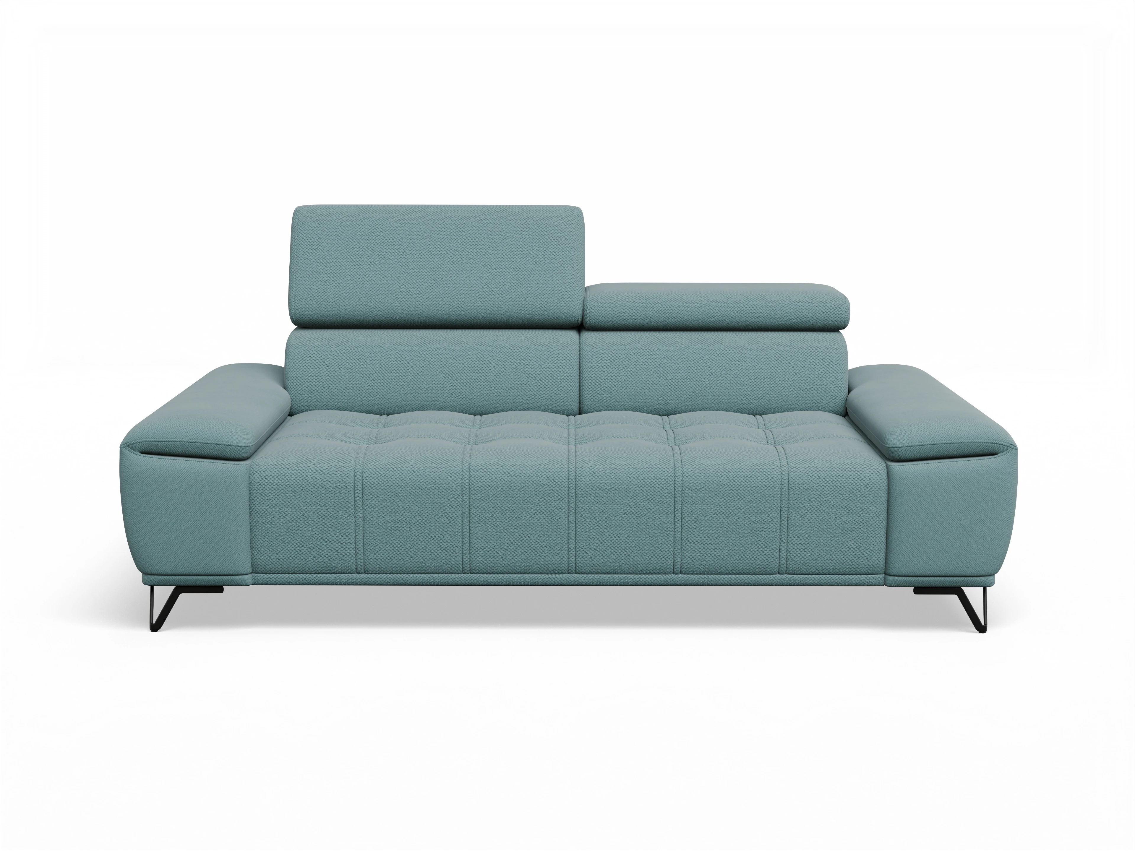 Ansicht des Produktes Sevilla 3-Sitzer Sofa in Stoff Blau