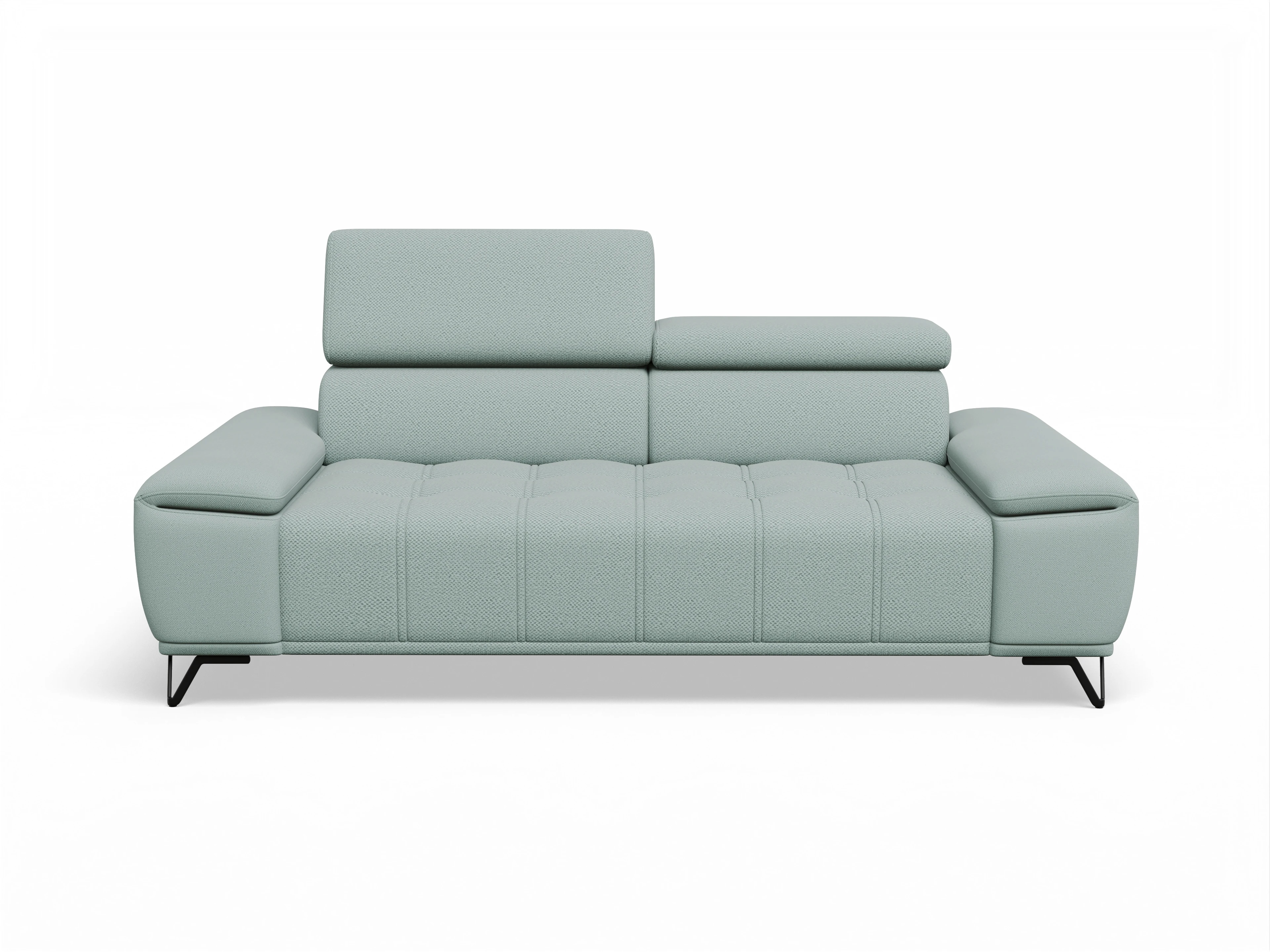 Ansicht des Produktes Sevilla 3-Sitzer Sofa in Stoff Blau