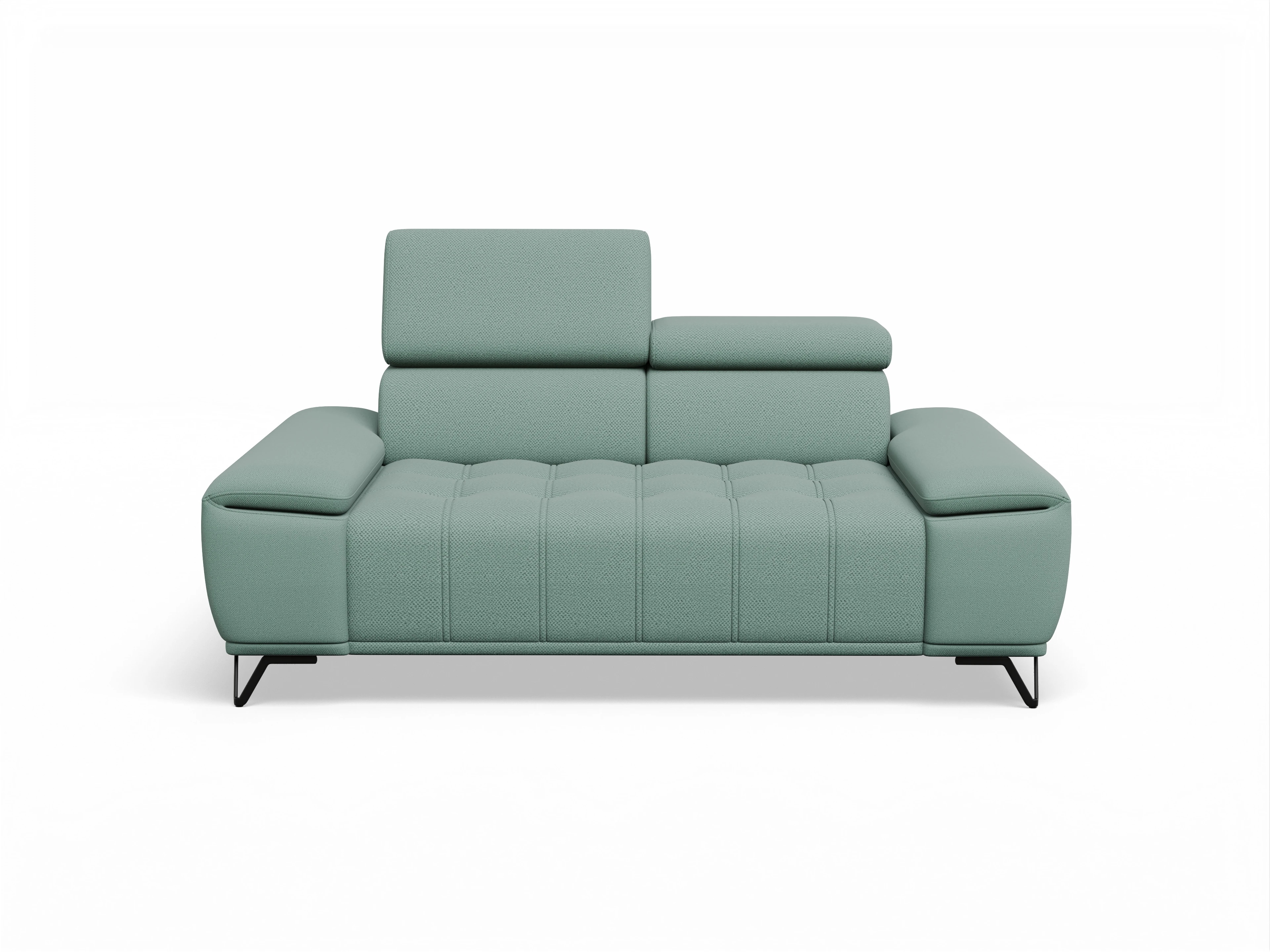 Ansicht des Produktes Sevilla 2-Sitzer Sofa in Stoff Blau