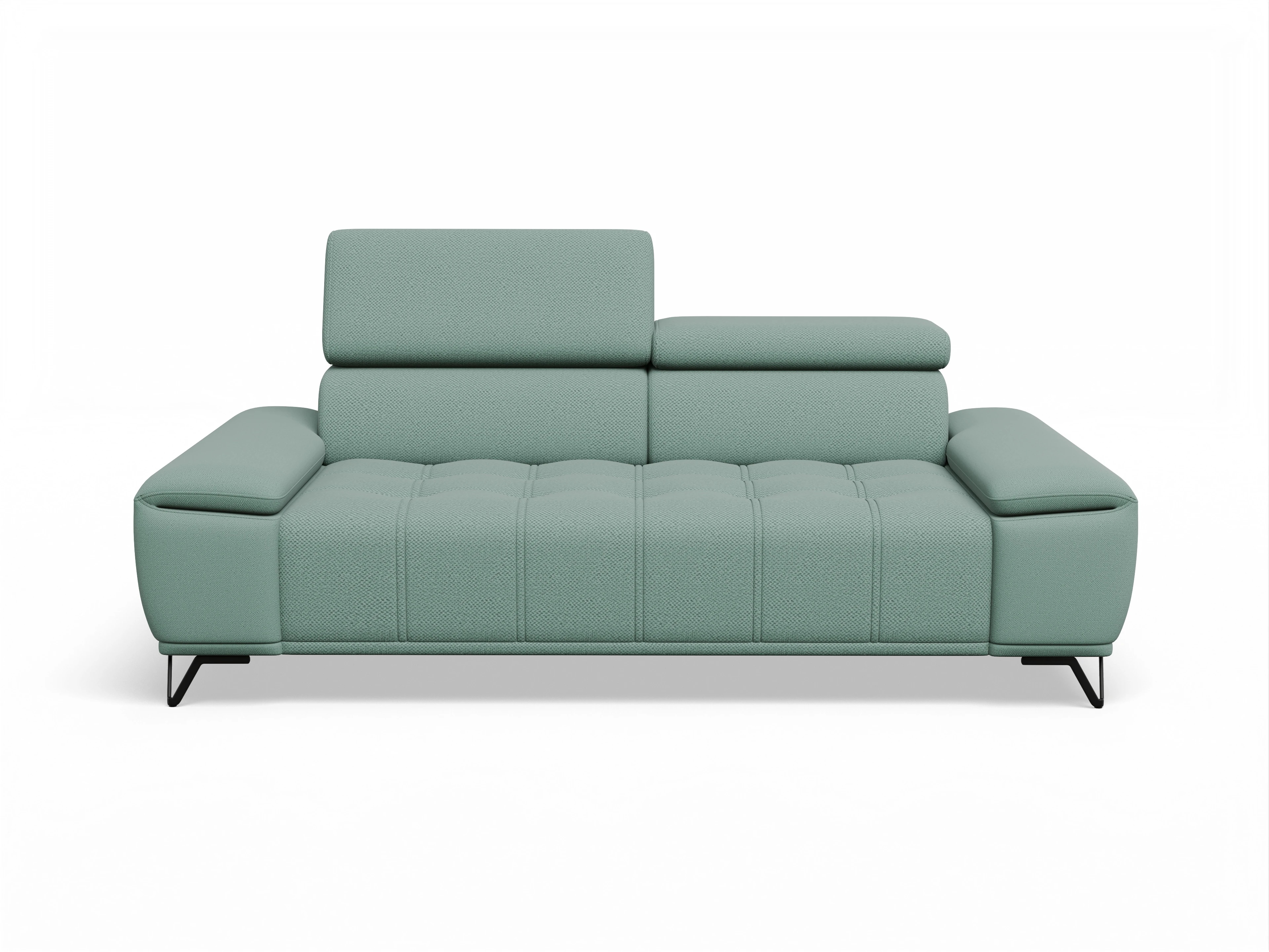 Ansicht des Produktes Sevilla 3-Sitzer Sofa in Stoff Blau
