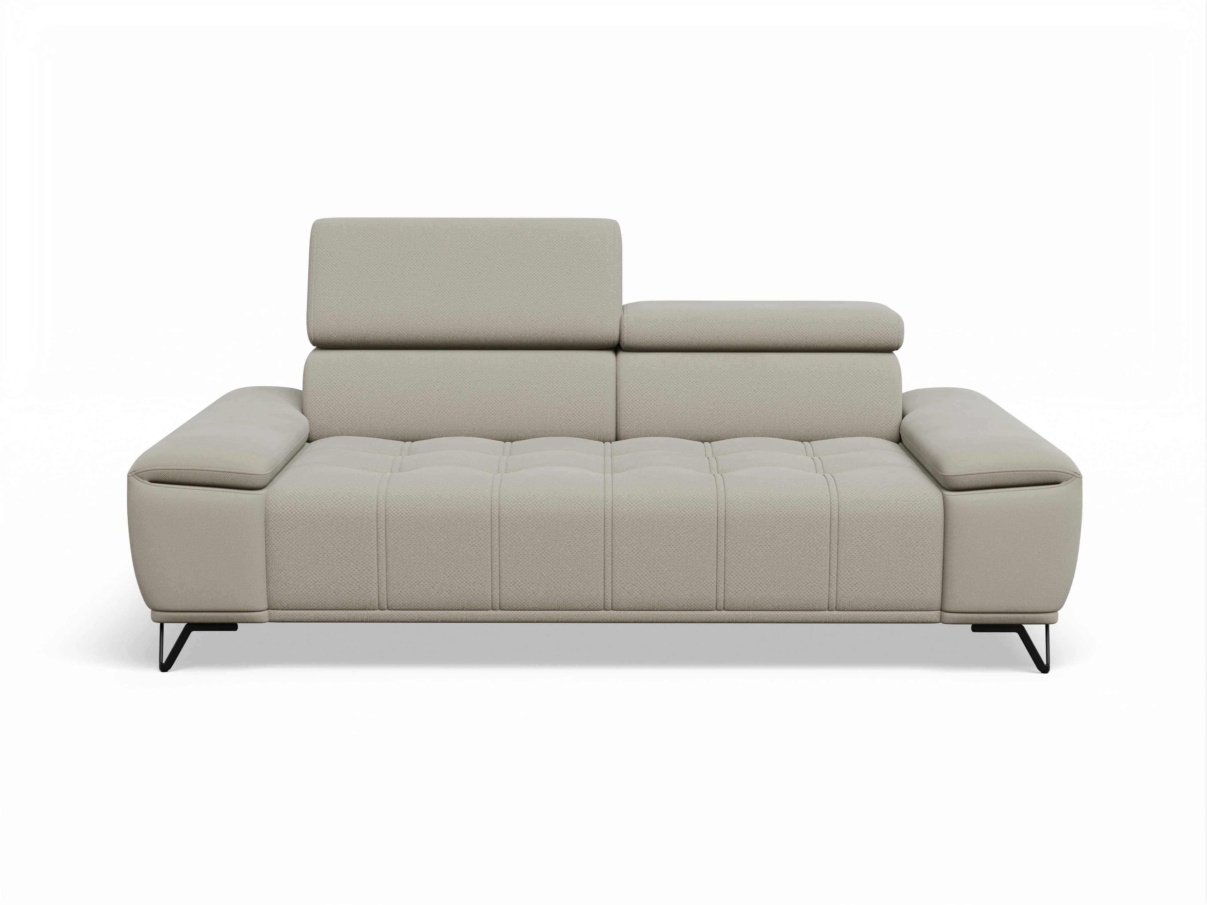Ansicht des Produktes Sevilla 3-Sitzer Sofa in Stoff Braun