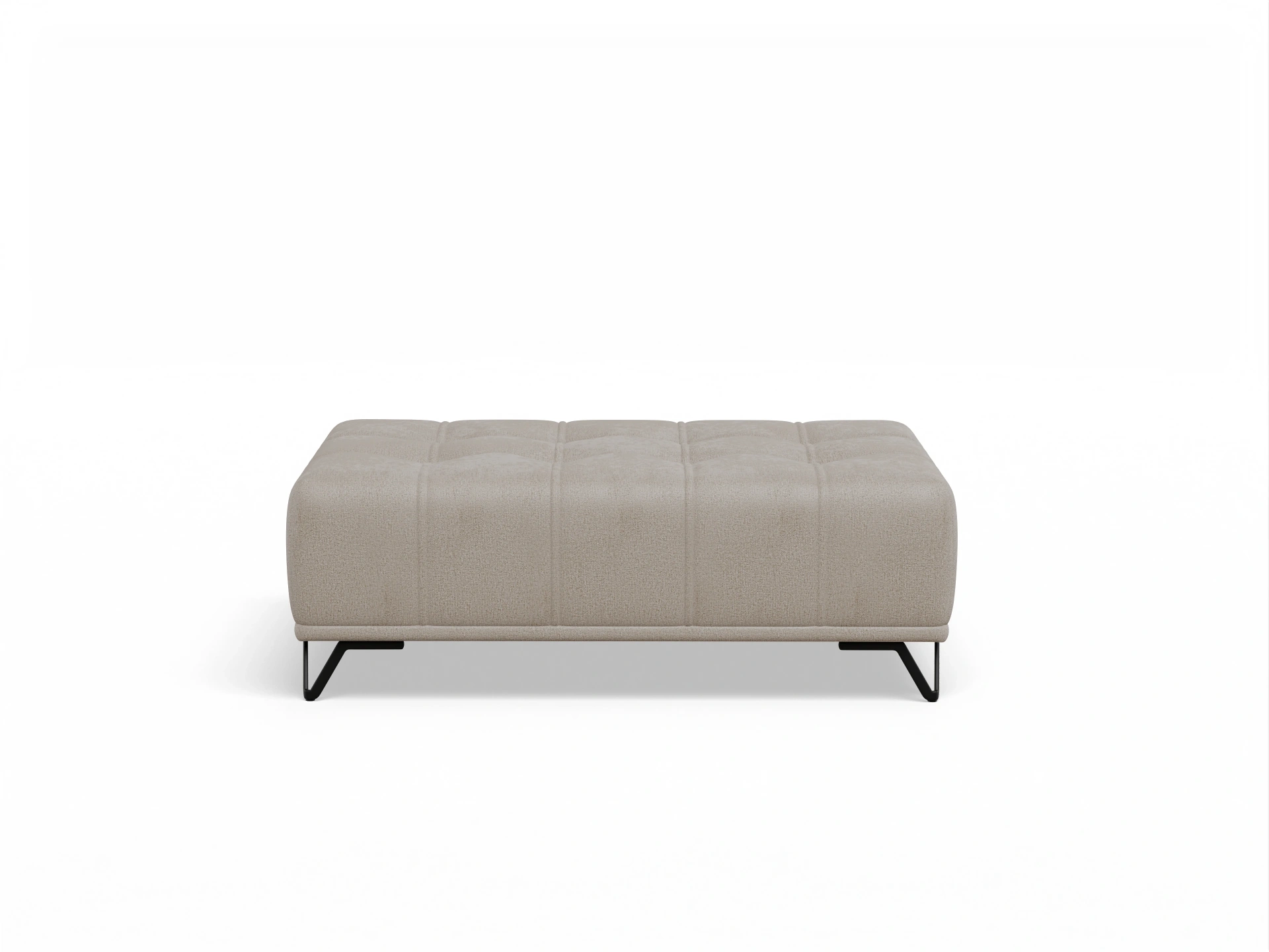 Ansicht des Produktes Sevilla Hocker in Stoff Beige