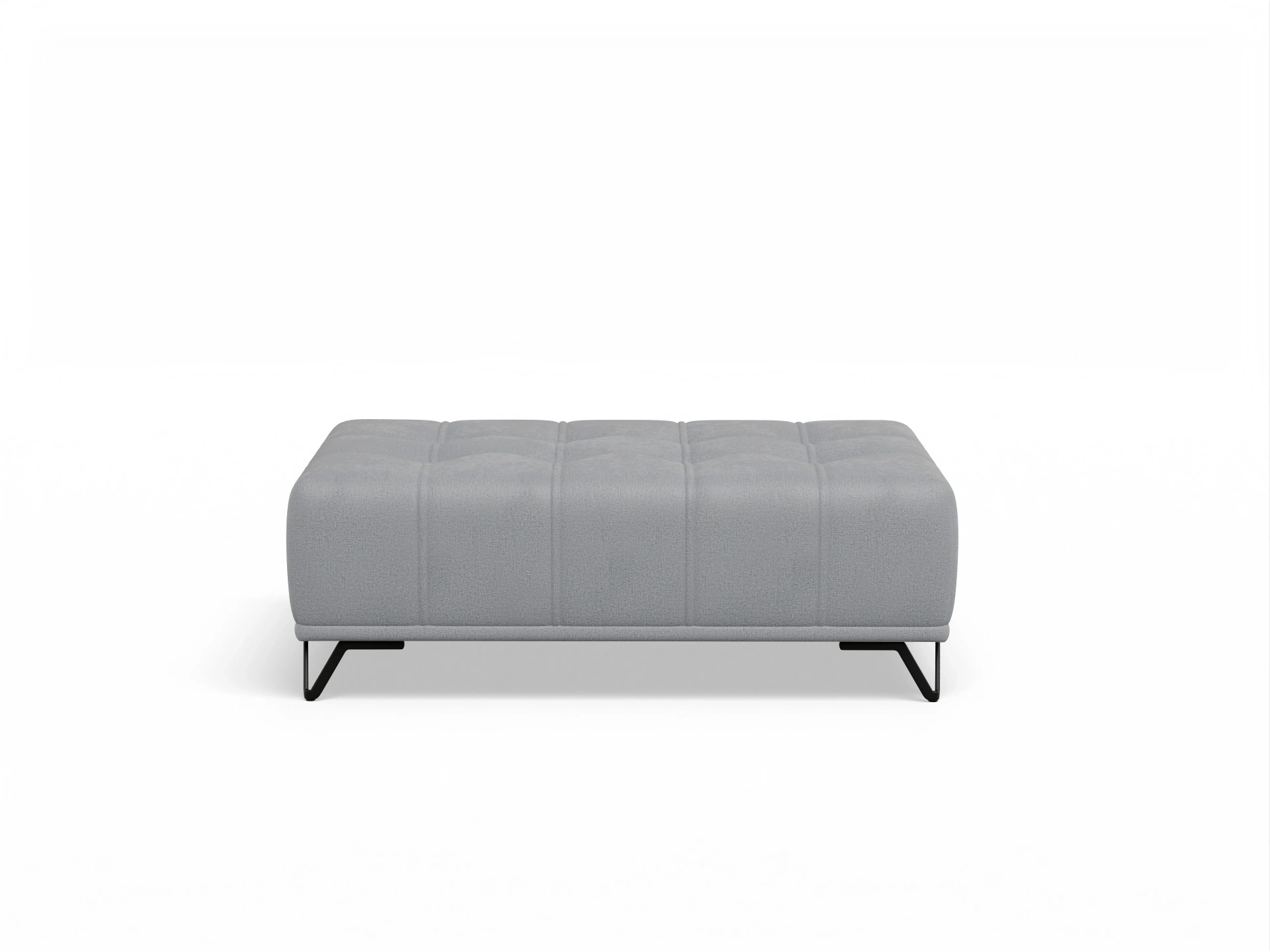 Ansicht des Produktes Sevilla Hocker in Stoff Grau