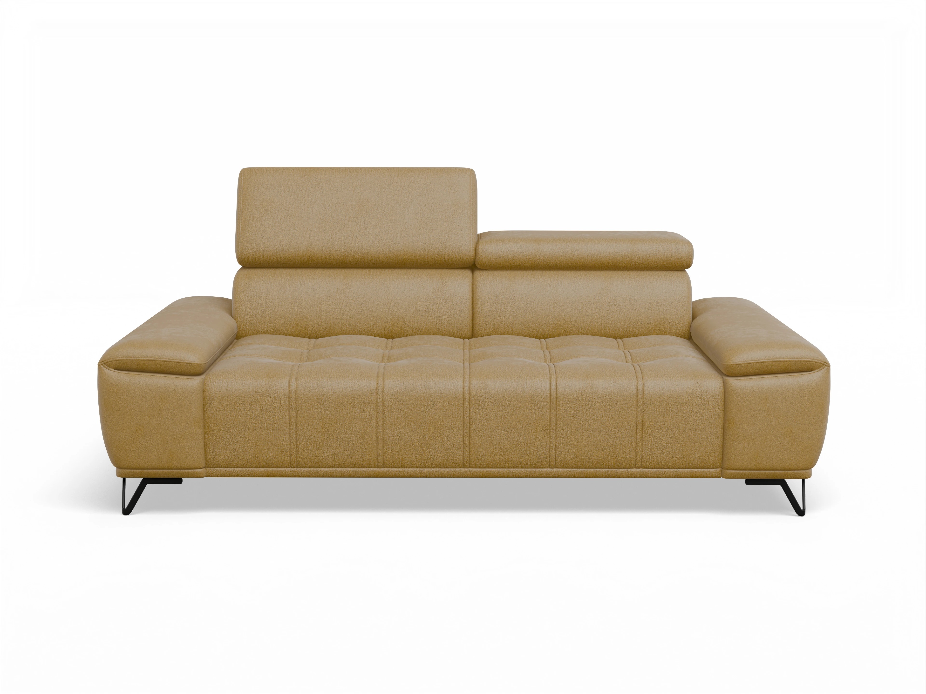 Ansicht des Produktes Sevilla 3-Sitzer Sofa in Stoff Gelb