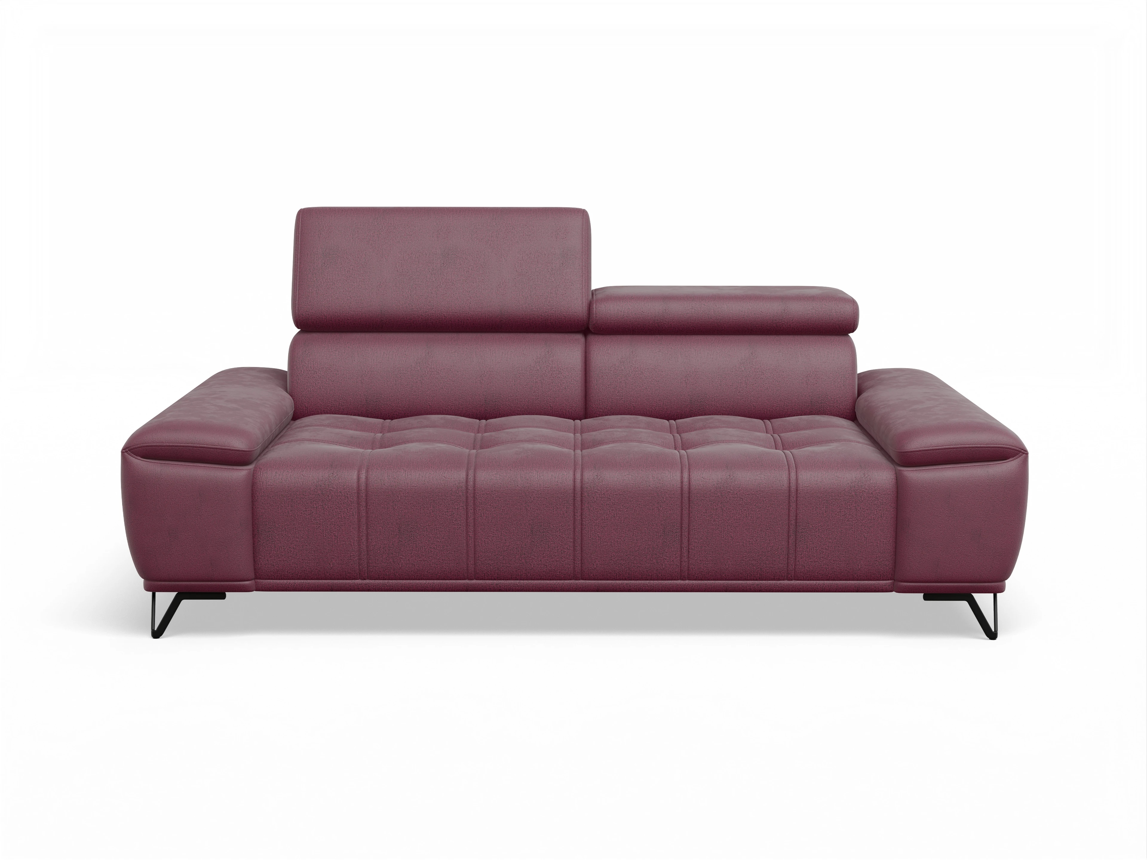 Ansicht des Produktes Sevilla 3-Sitzer Sofa in Stoff Rot