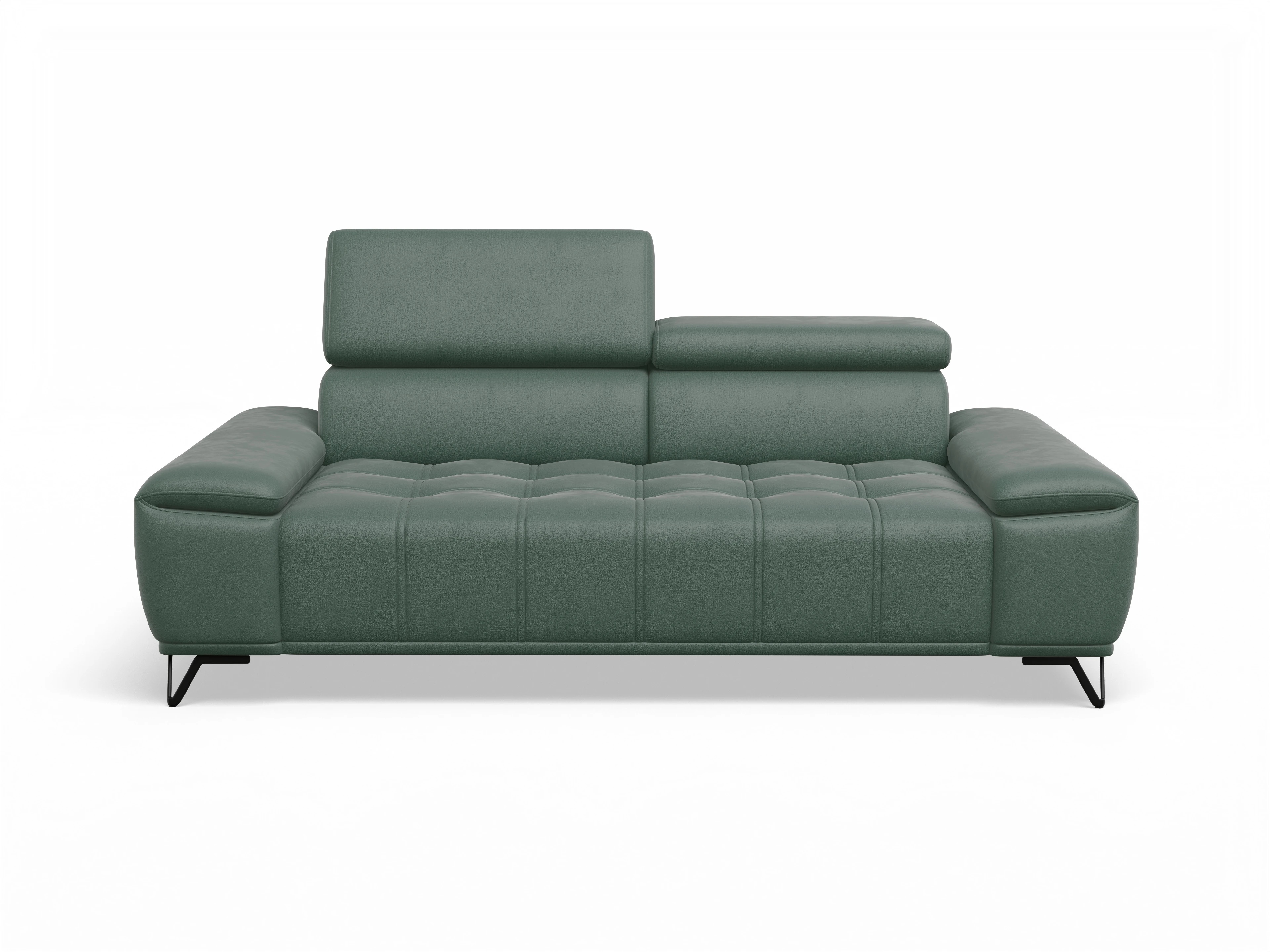Ansicht des Produktes Sevilla 3-Sitzer Sofa in Stoff Grün