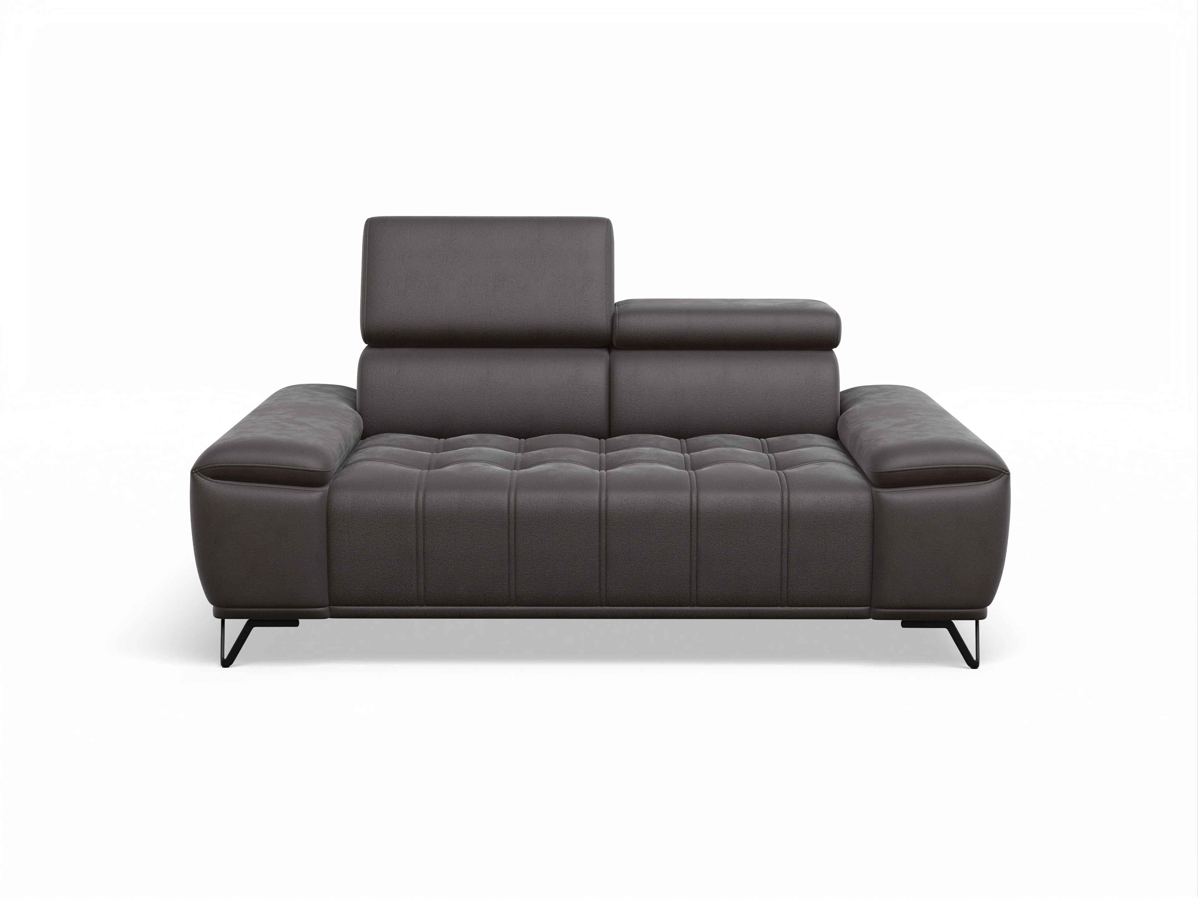 Ansicht des Produktes Sevilla 2-Sitzer Sofa in Stoff Braun