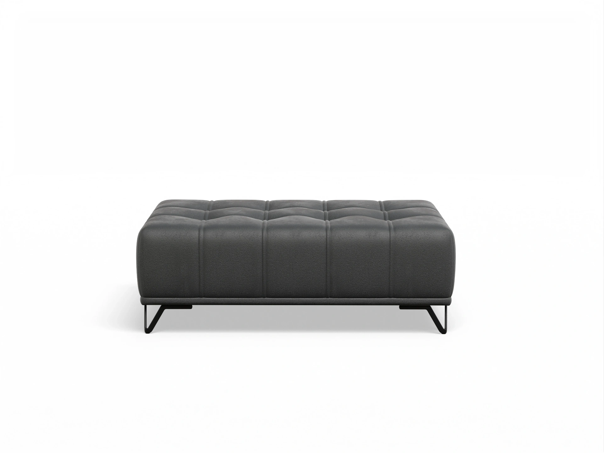 Ansicht des Produktes Sevilla Hocker in Stoff Grau