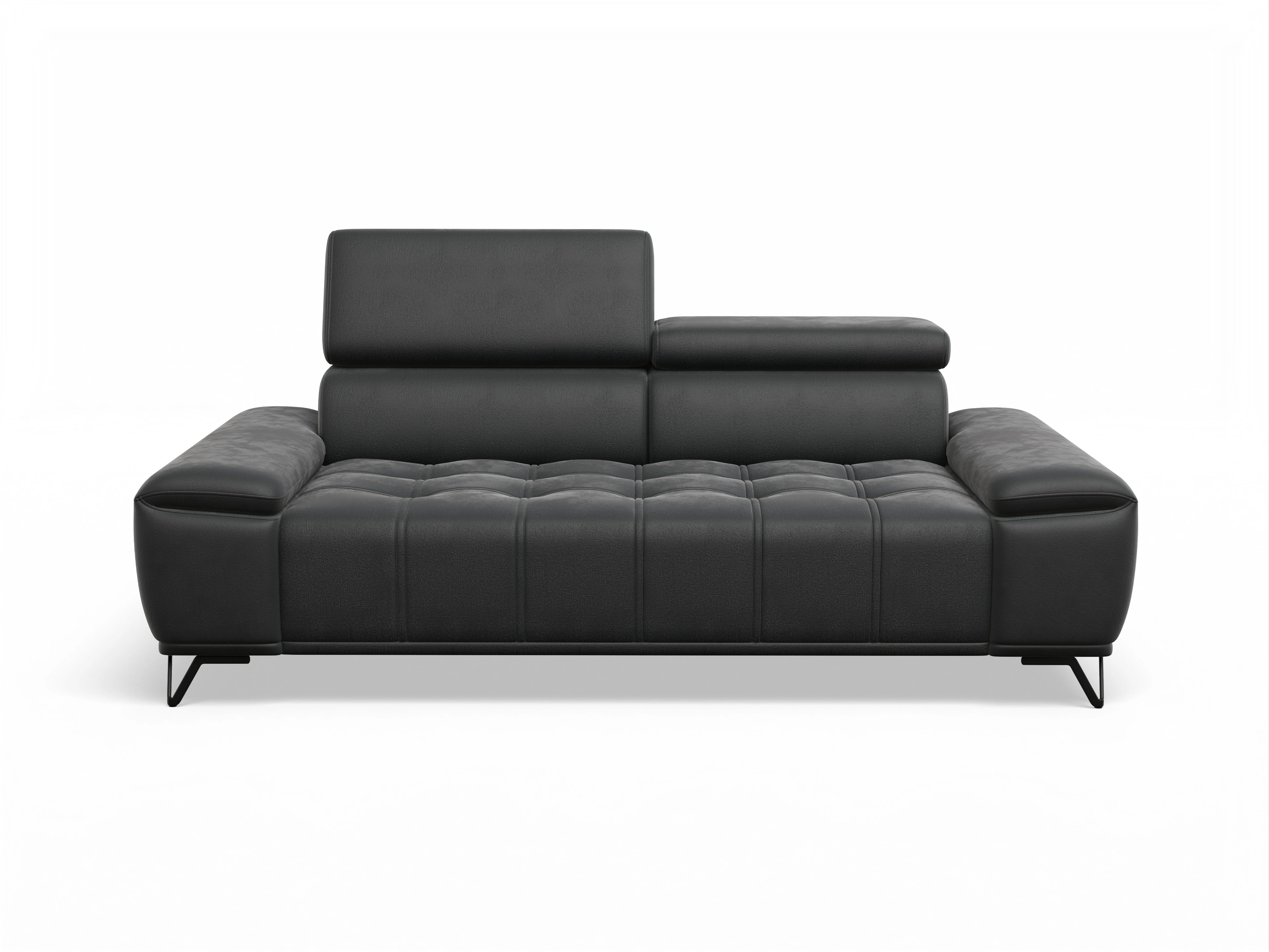 Ansicht des Produktes Sevilla 3-Sitzer Sofa in Stoff Schwarz