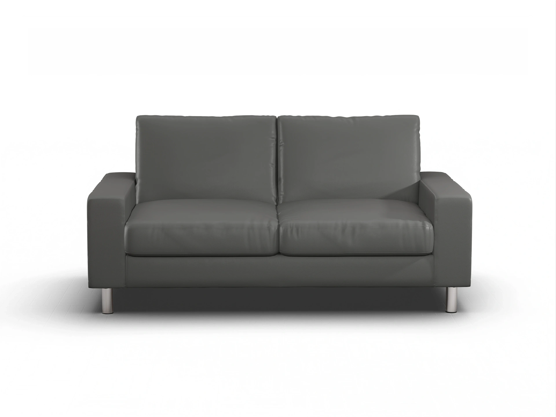 Ansicht des Produktes Campo 2.0 2-Sitzer Sofa in Leder Grau