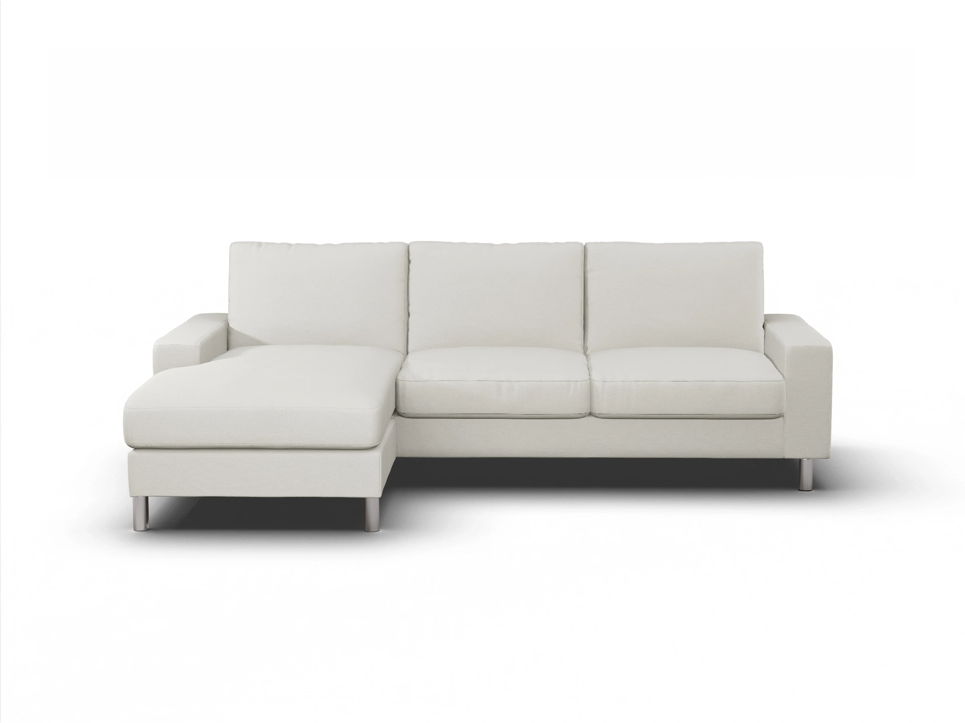 Ansicht des Produktes Campo 2.0 Ecksofa links Abschluss offen in Stoff Beige