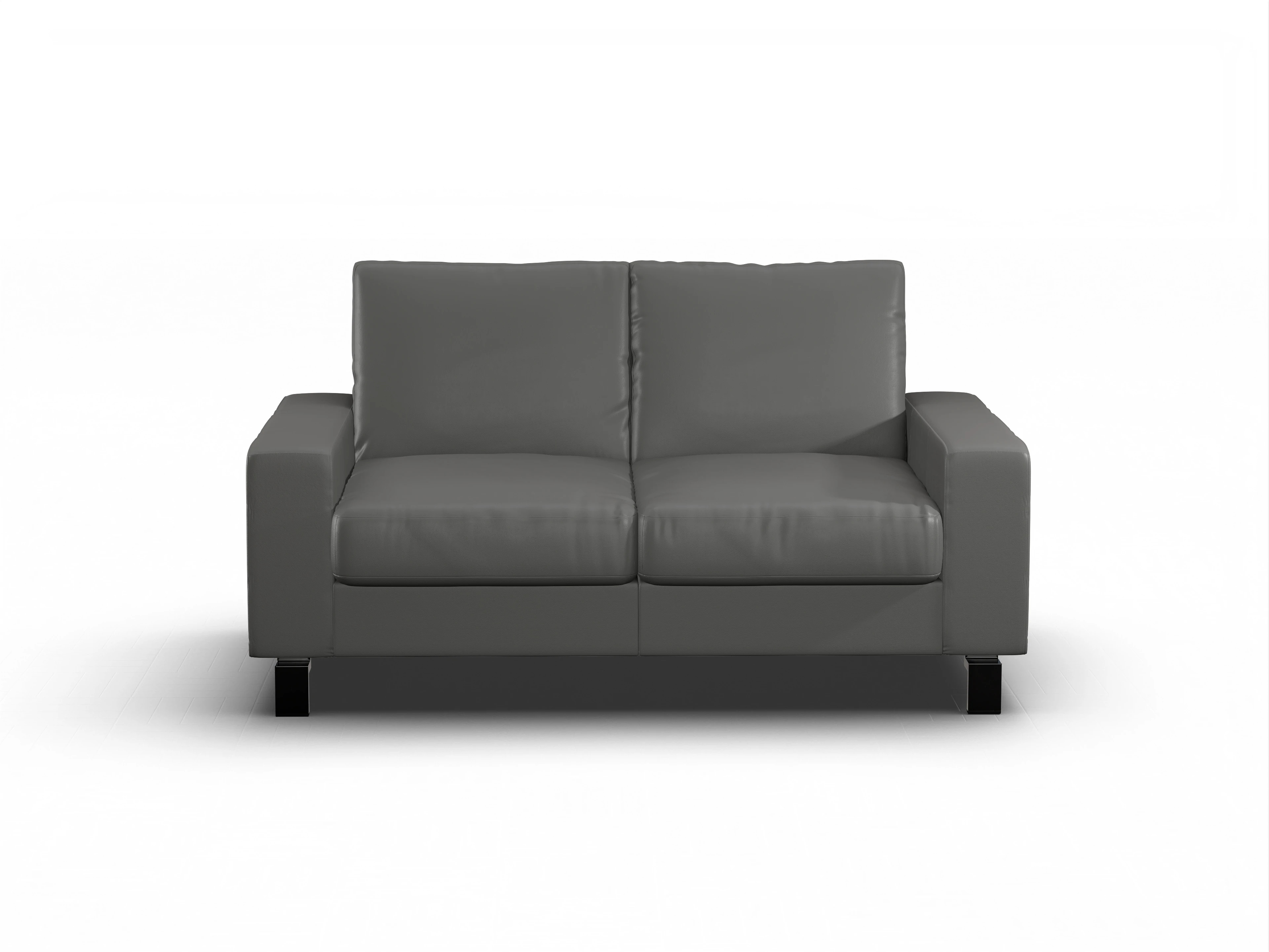 Ansicht des Produktes Casco 2.0 2-Sitzer Sofa in Leder Grau