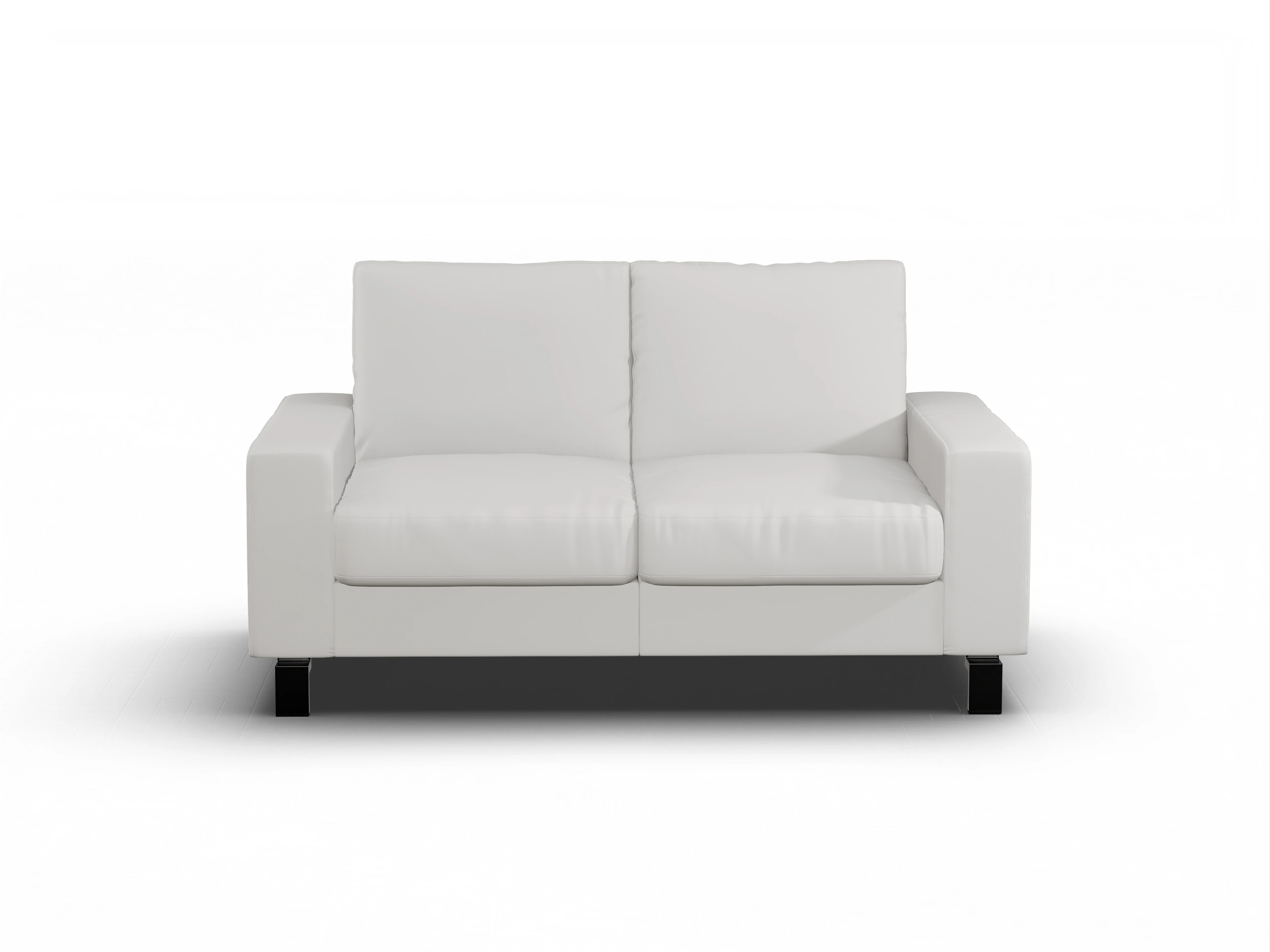 Casco 2-Sitzer Sofa Ansicht des Produktes Casco 2.0 2-Sitzer Sofa in Leder Grau