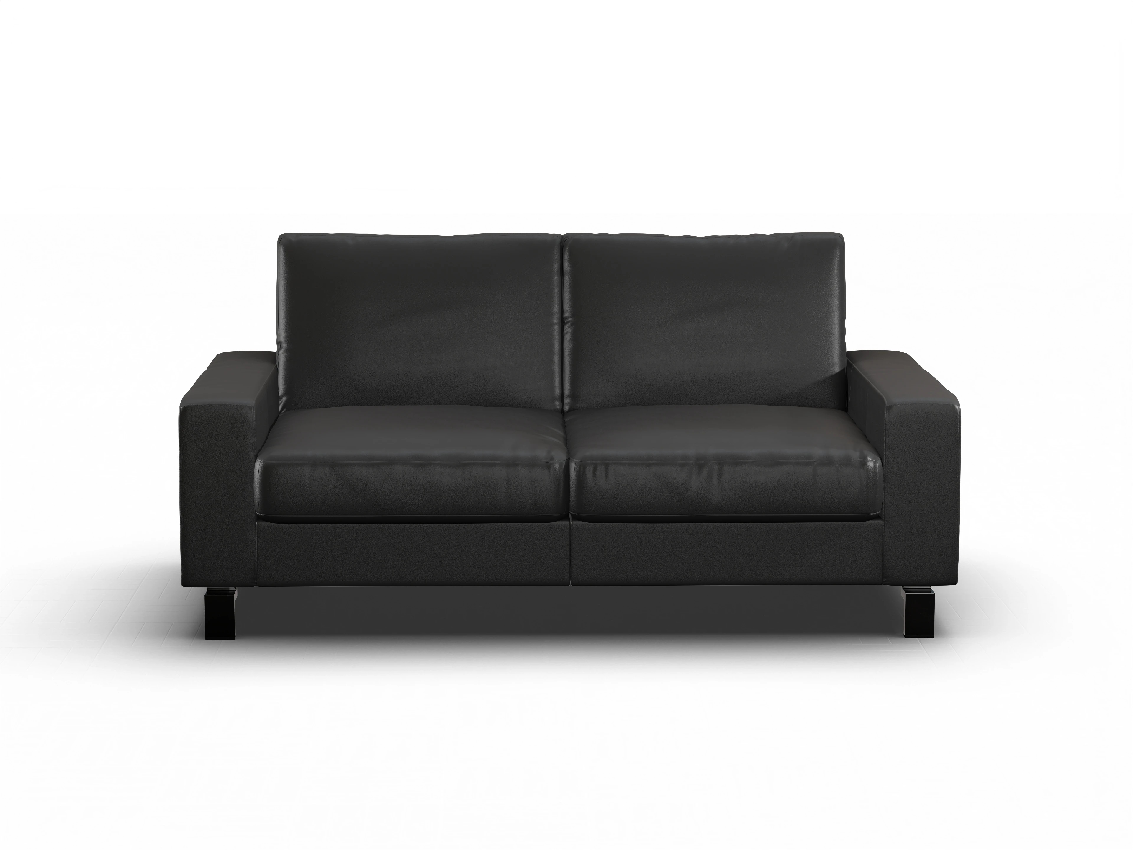 Ansicht des Produktes Casco 2.0 2,5-Sitzer Sofa in Leder Schwarz