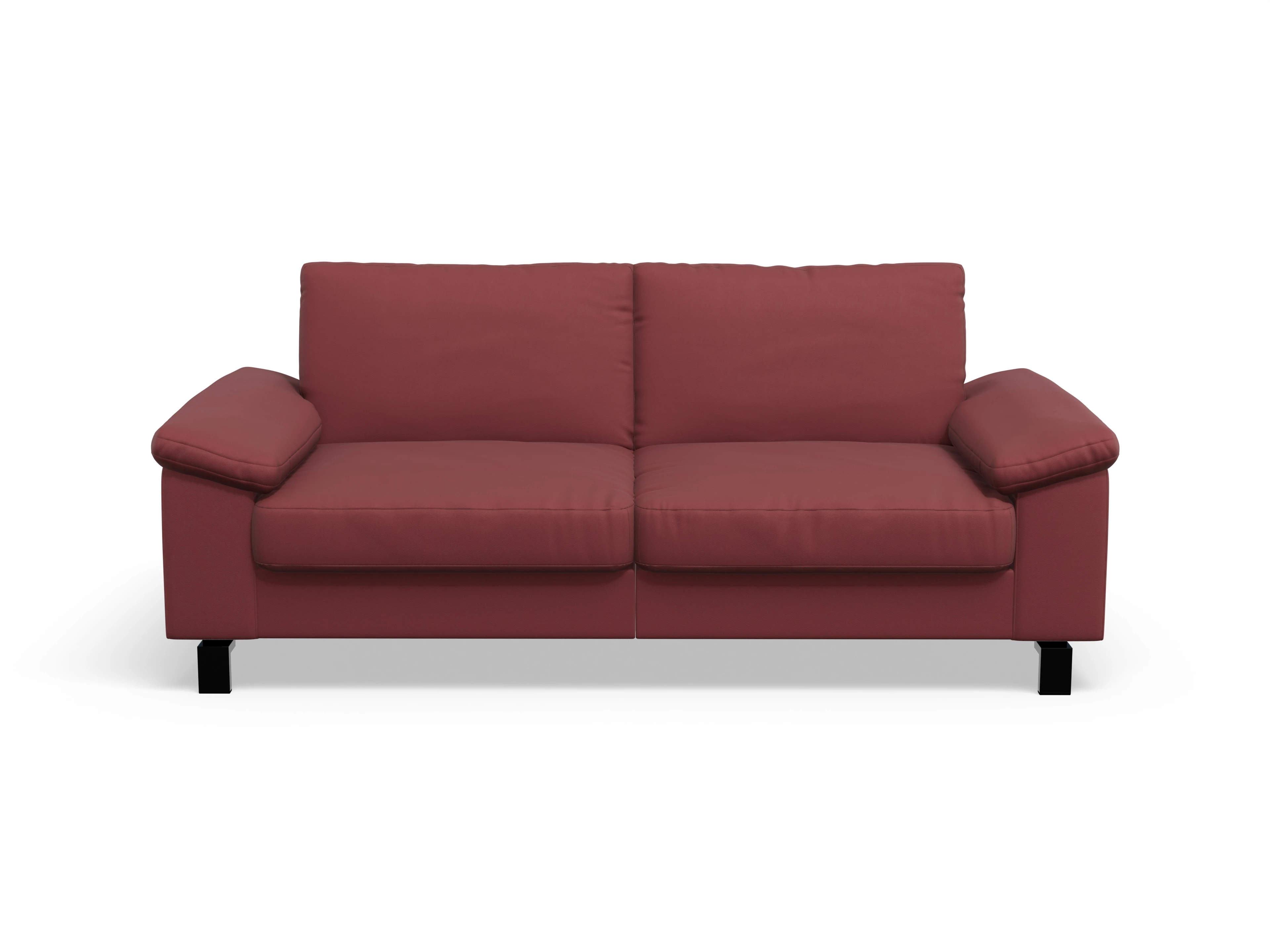 Casco 3-Sitzer Sofa Ansicht des Produktes Casco 2.0 3-Sitzer Sofa in Leder Rot