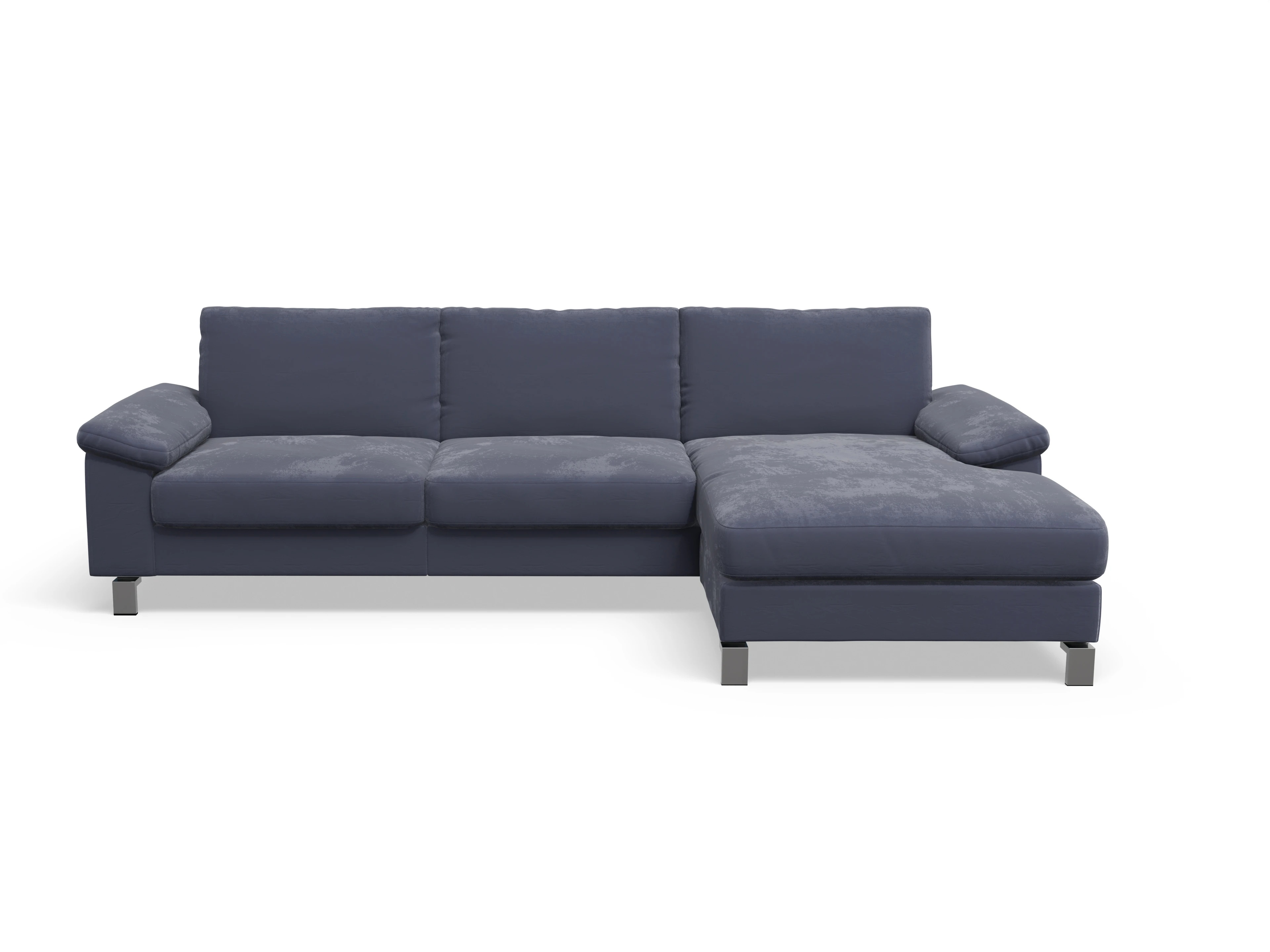 Casco Ecksofa LO Large R Ansicht des Produktes Casco 2.0 Ecksofa rechts Abschluss offen in Stoff Blau