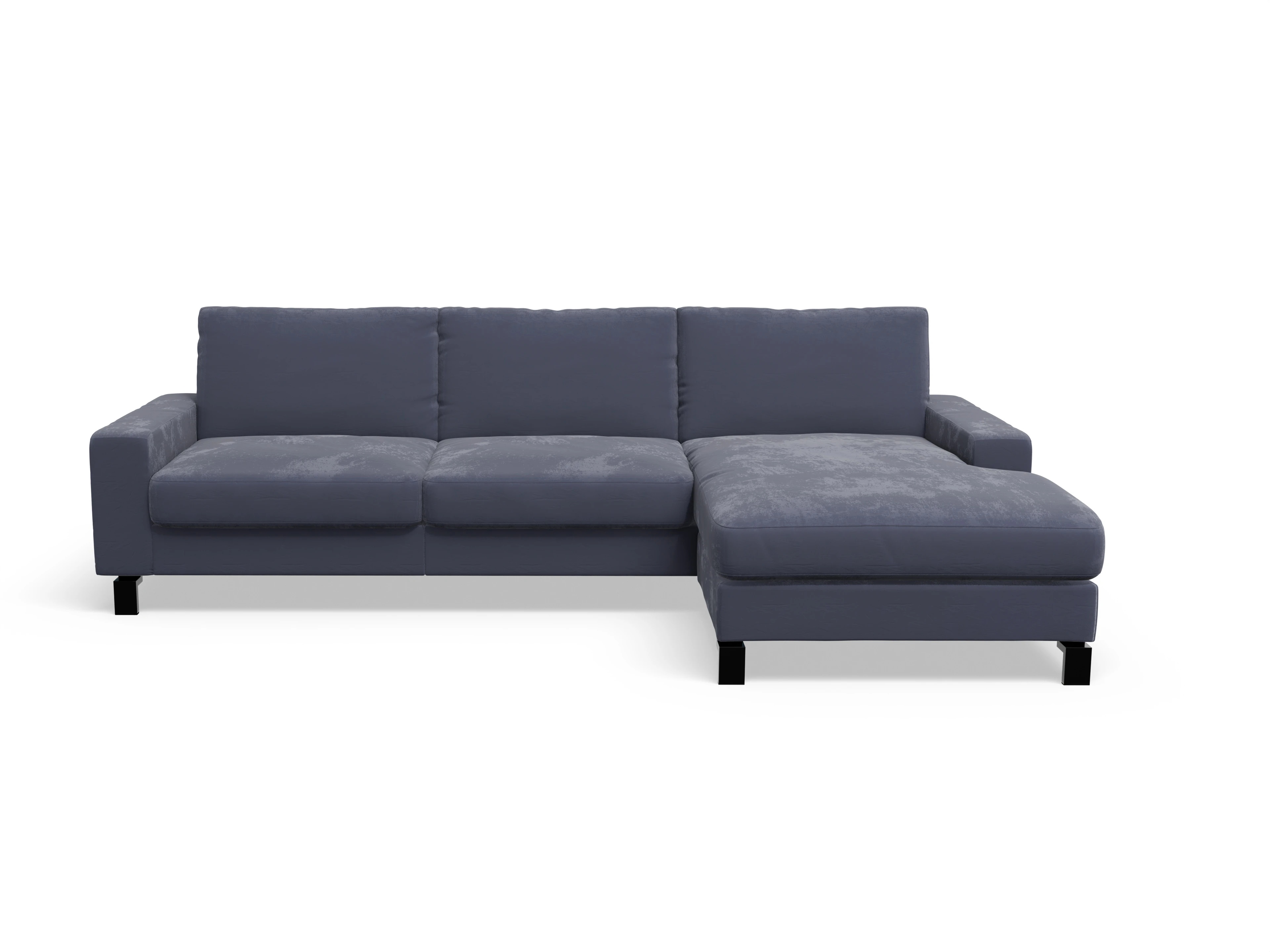 Casco Ecksofa LO Large R Ansicht des Produktes Casco 2.0 Ecksofa rechts Abschluss offen in Stoff Blau