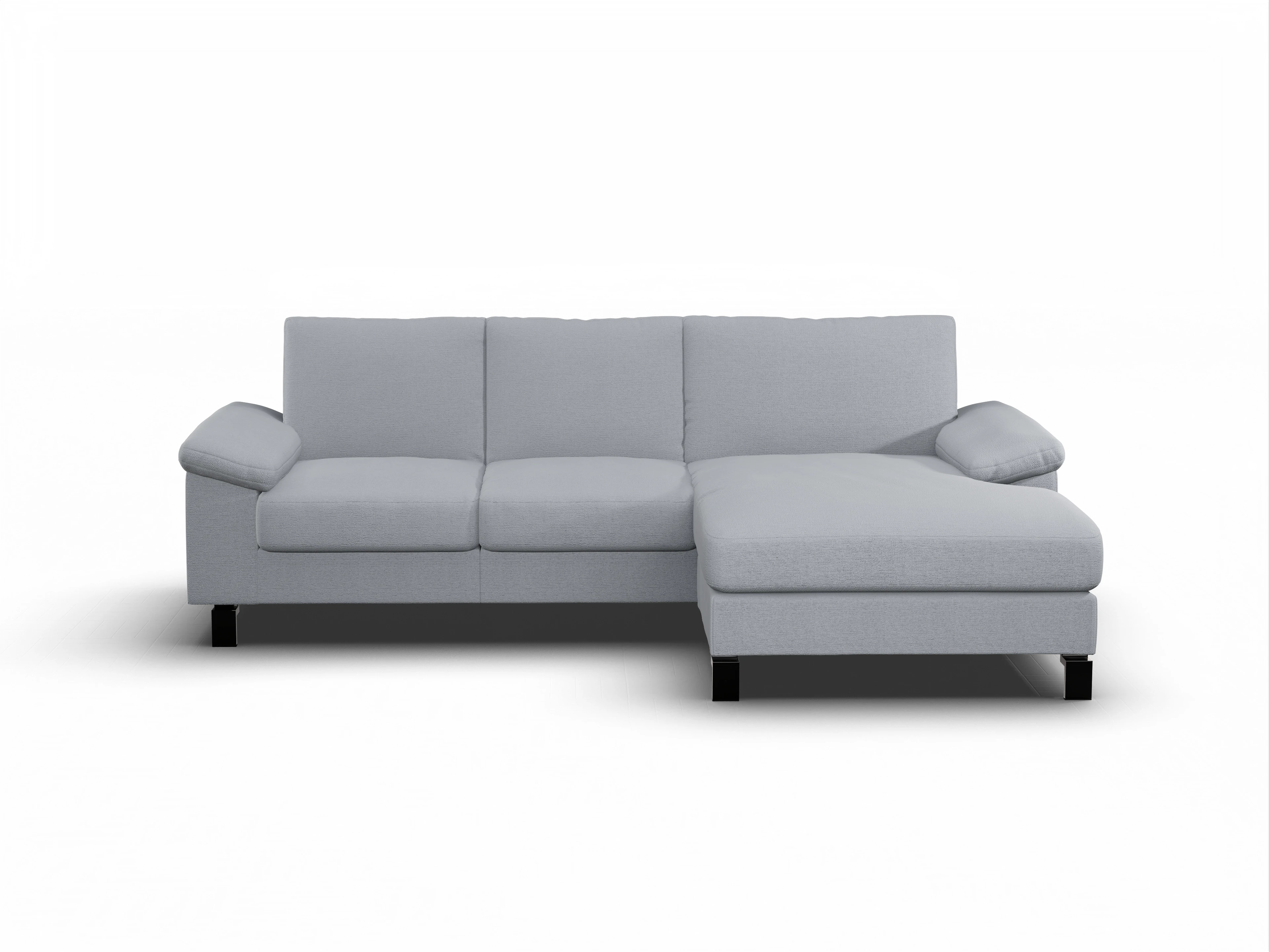 Ansicht des Produktes Casco 2.0 Ecksofa rechts Abschluss offen in Stoff Blau