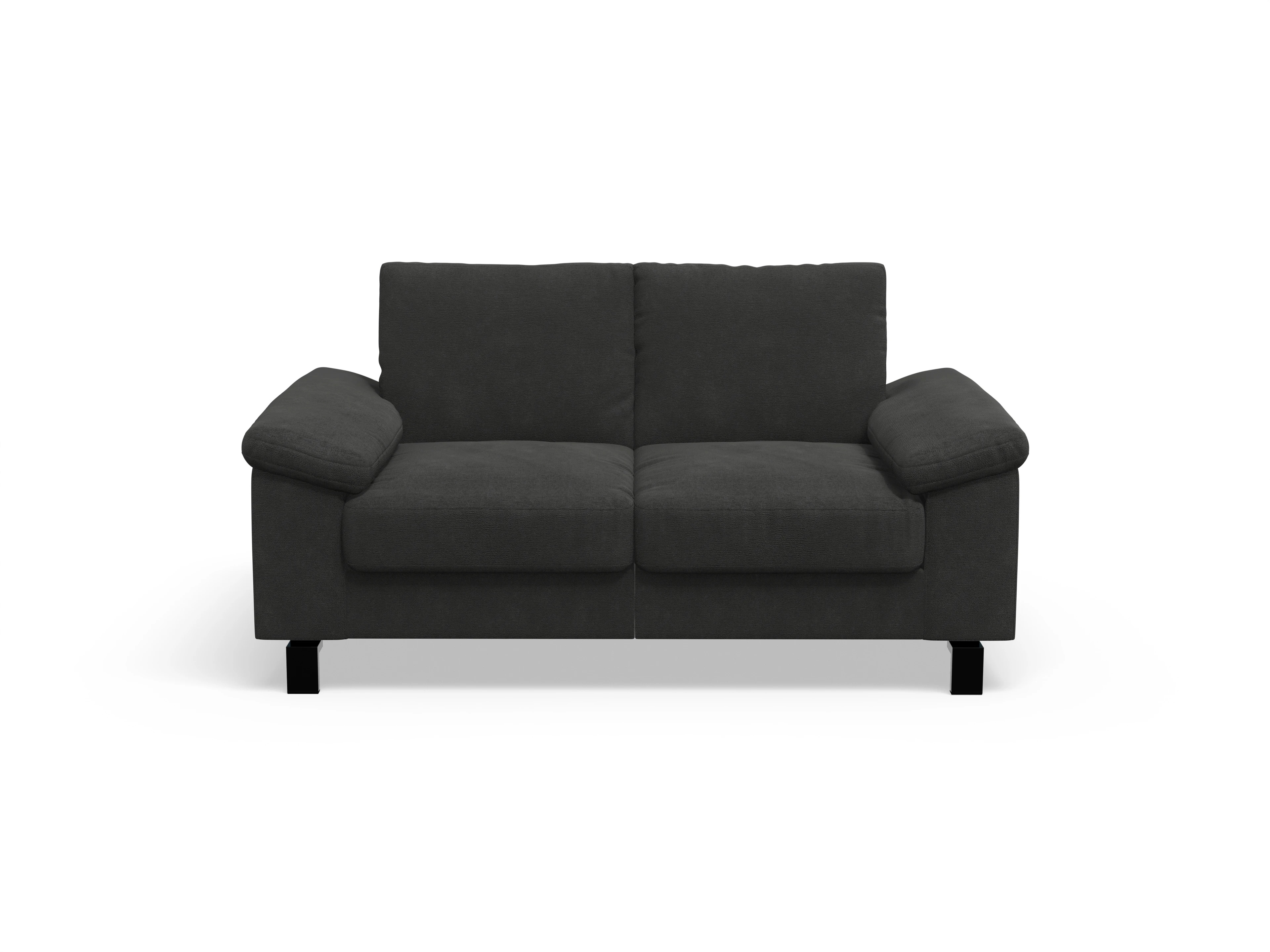 Casco 2-Sitzer Sofa Ansicht des Produktes Casco 2.0 2-Sitzer Sofa in Stoff Schwarz