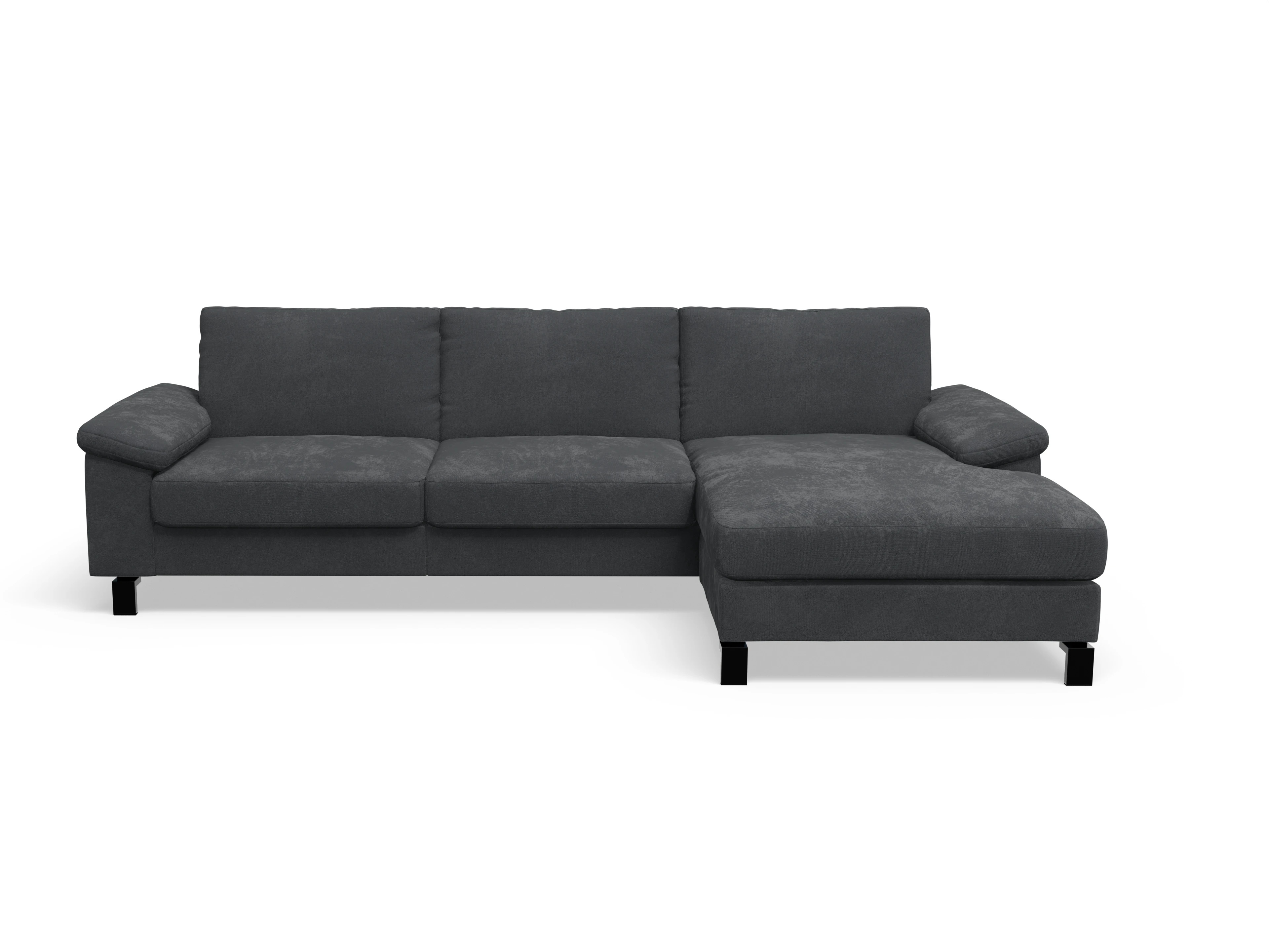 Casco Ecksofa LO Large R Ansicht des Produktes Casco 2.0 Ecksofa rechts Abschluss offen in Stoff Braun