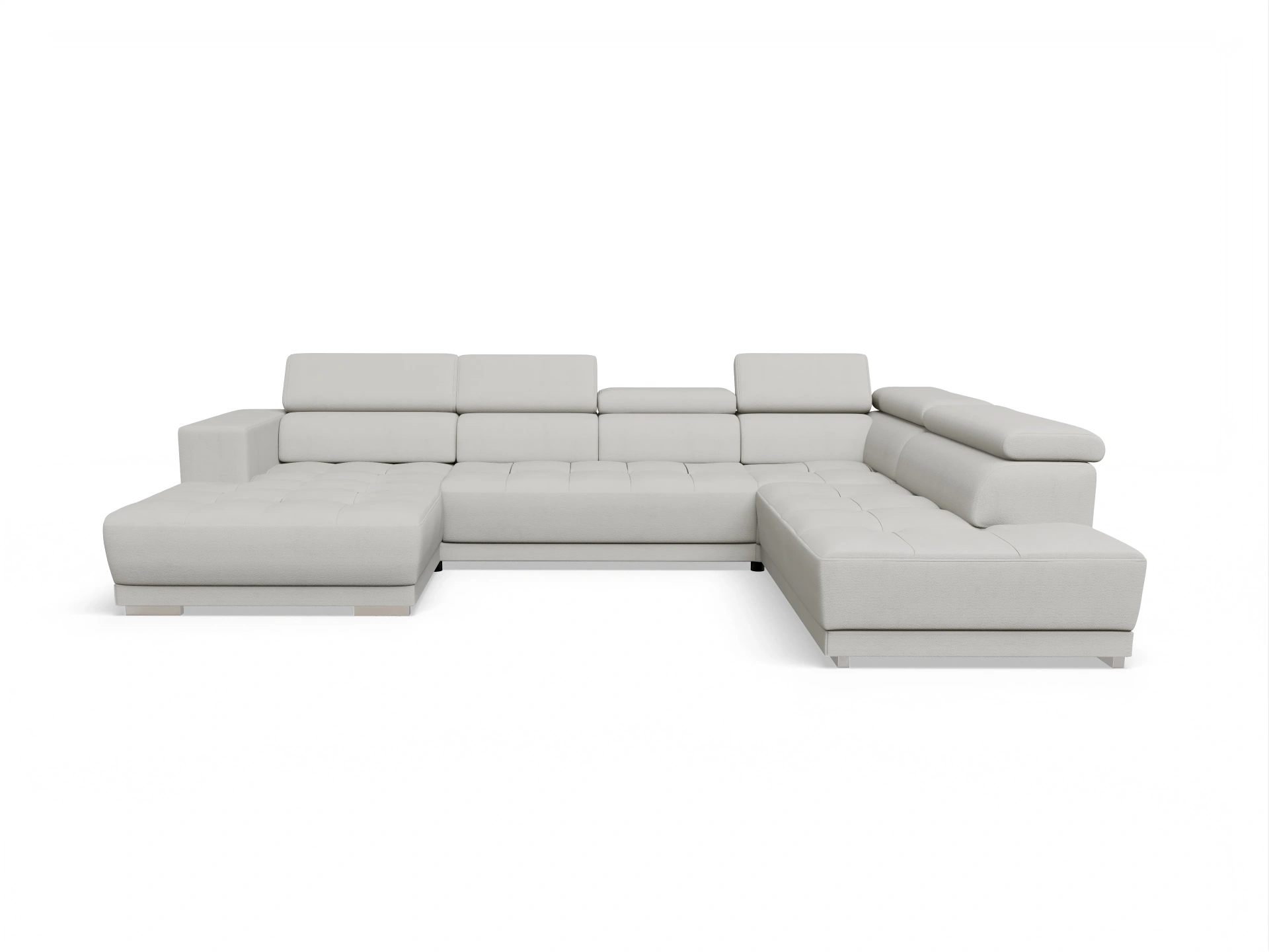Ansicht des Produktes Connor Wohnlandschaft offen beidseitig in Stoff Beige