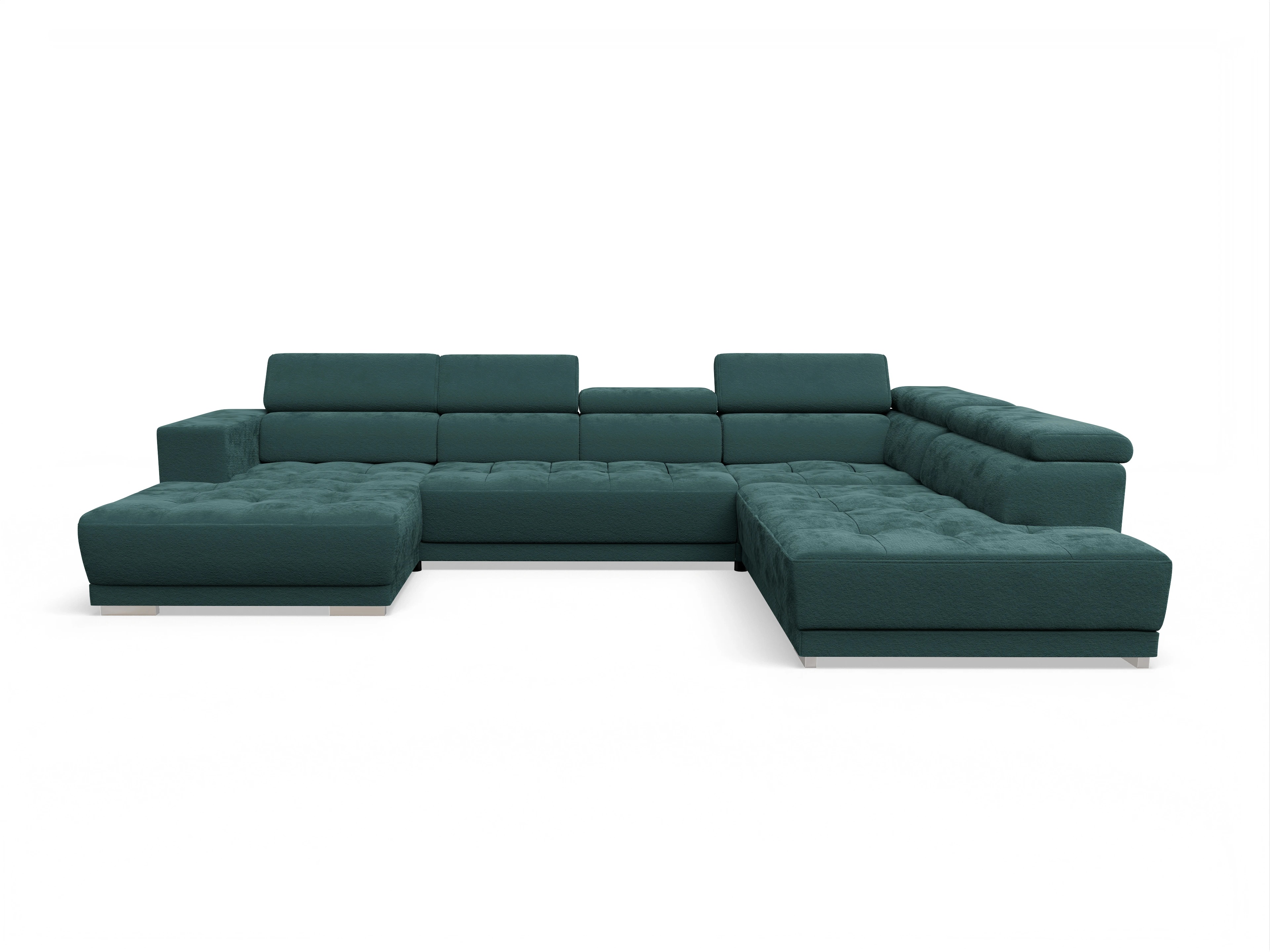 Ansicht des Produktes Connor Wohnlandschaft offen beidseitig in Stoff Blau