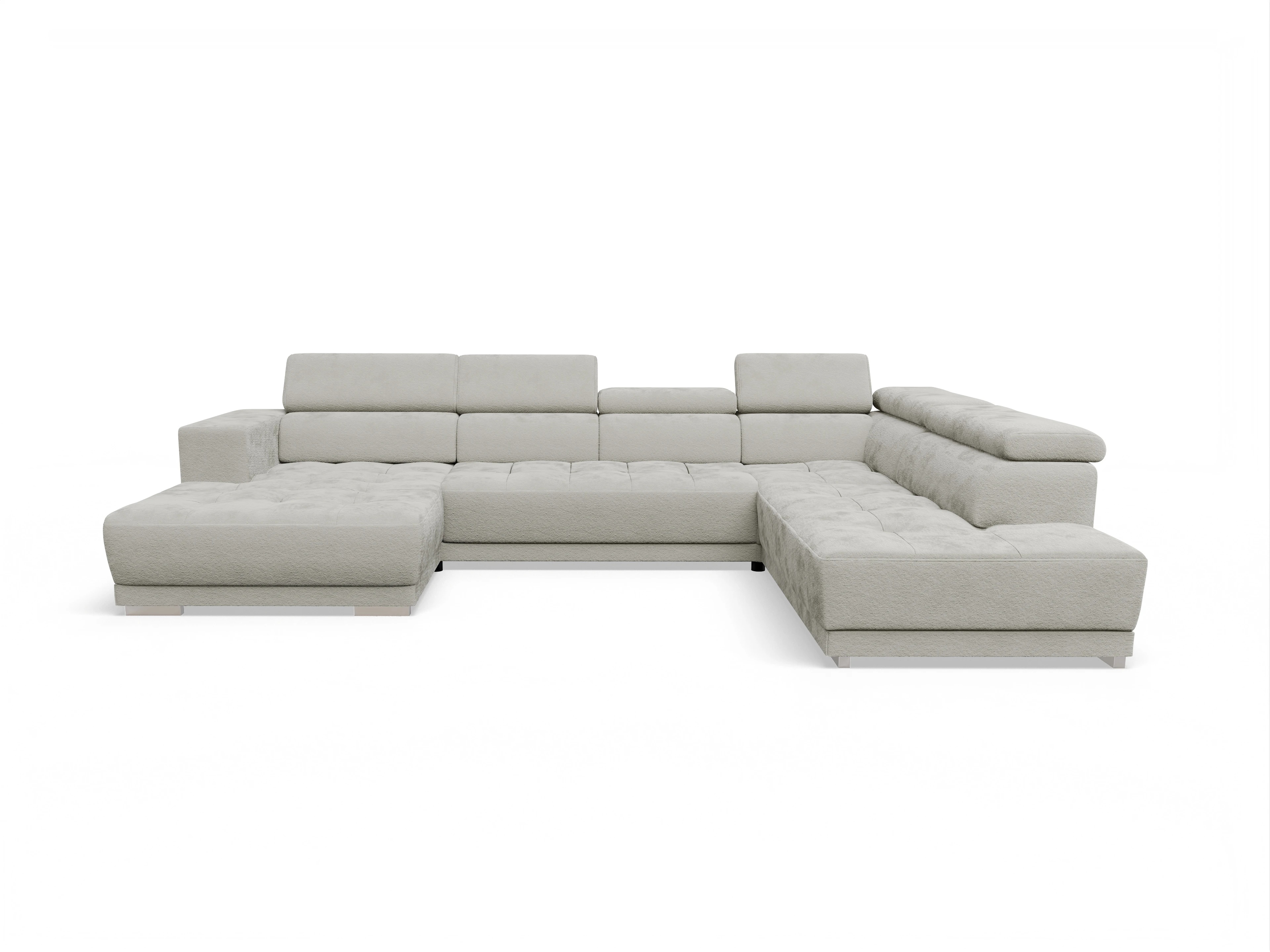 Ansicht des Produktes Connor Wohnlandschaft offen beidseitig in Stoff Beige