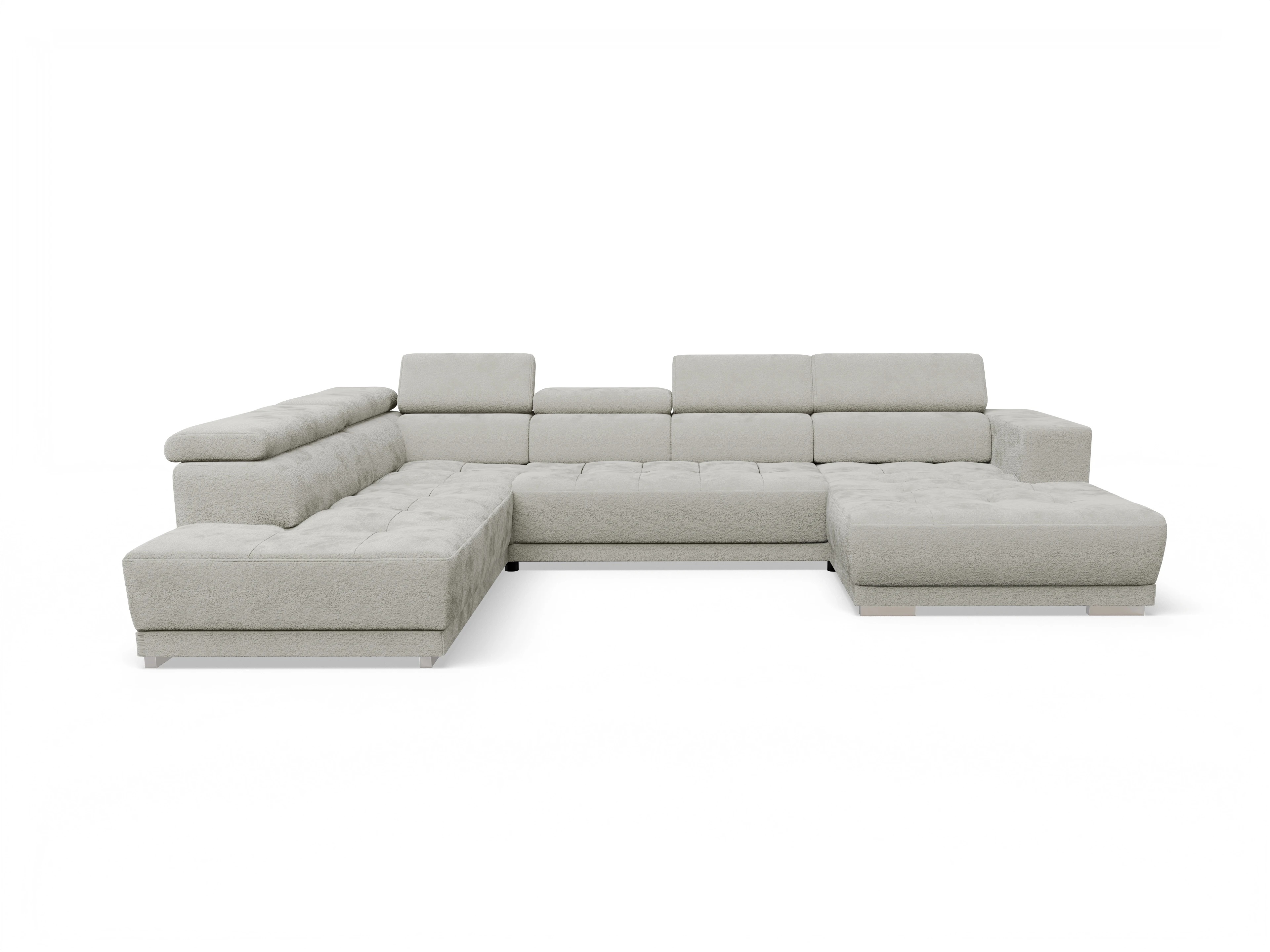 Ansicht des Produktes Connor Wohnlandschaft offen beidseitig in Stoff Beige