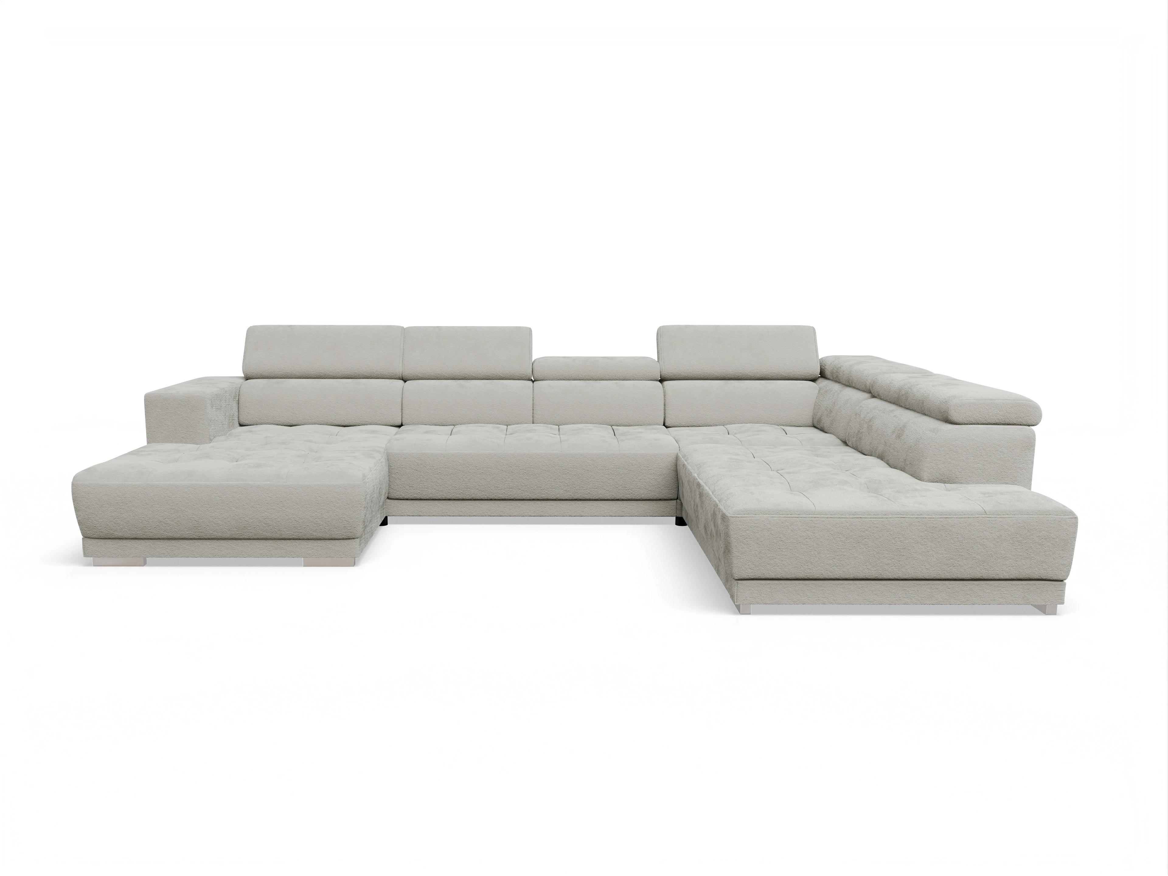 Ansicht des Produktes Connor Wohnlandschaft offen beidseitig in Stoff Beige