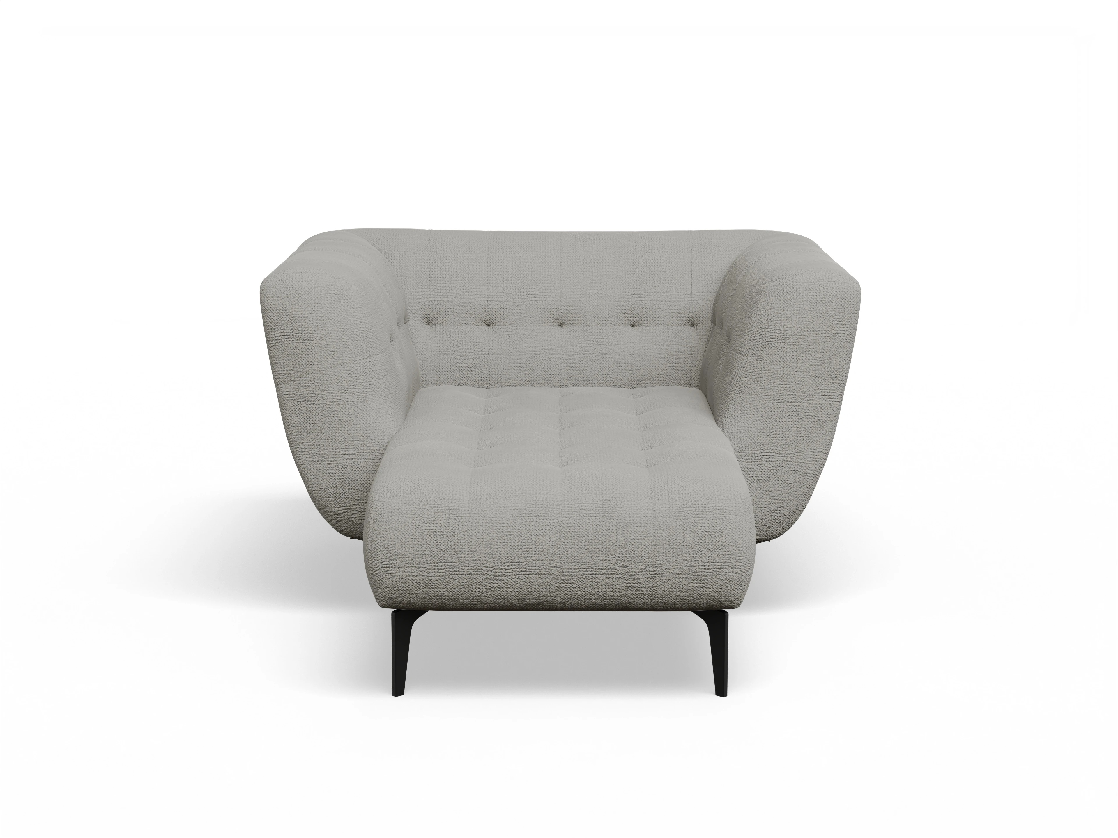 Ansicht des Produktes Vera Loungesessel in Stoff Grau