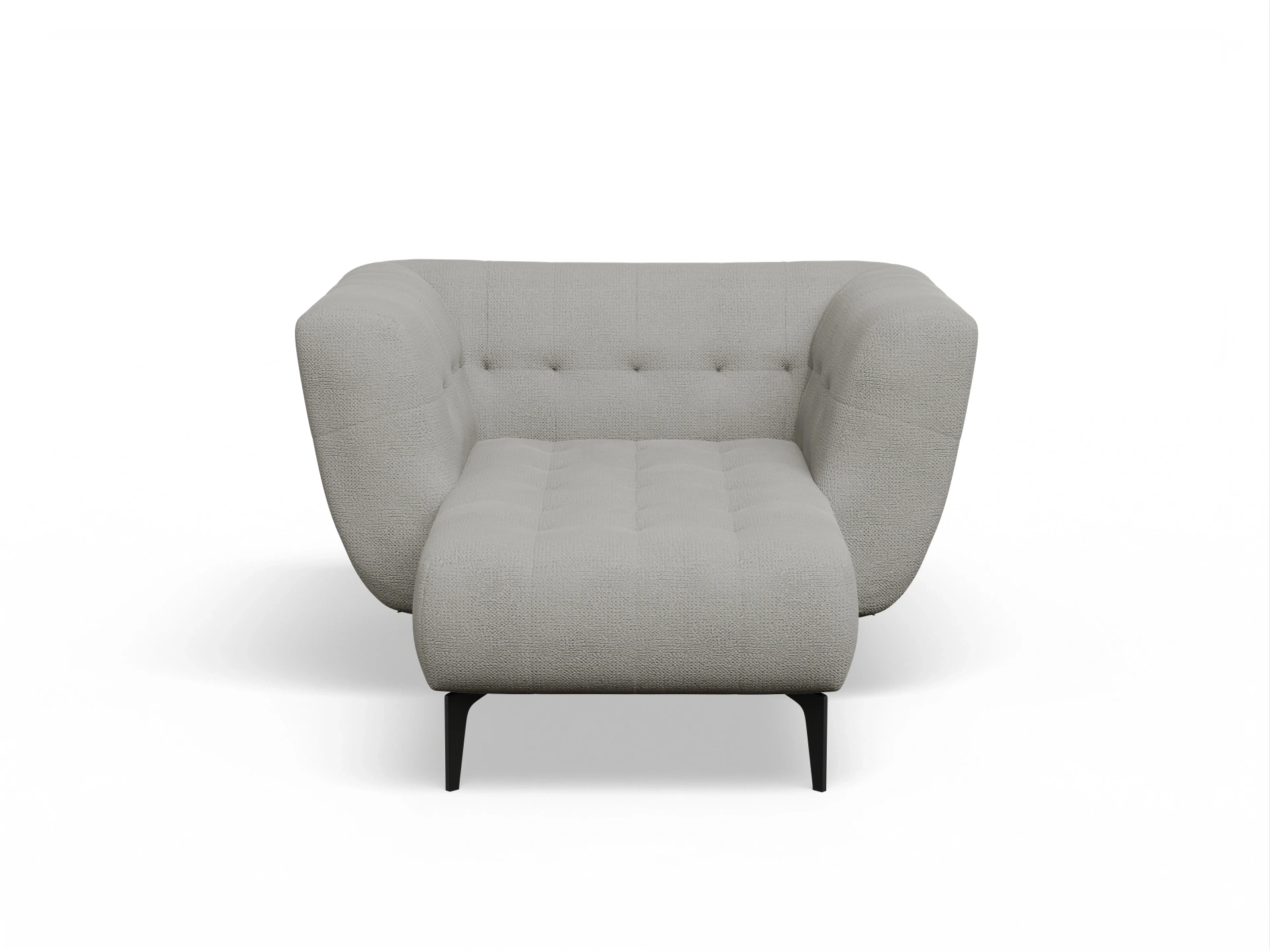 Ansicht des Produktes Vera Loungesessel in Stoff Grau